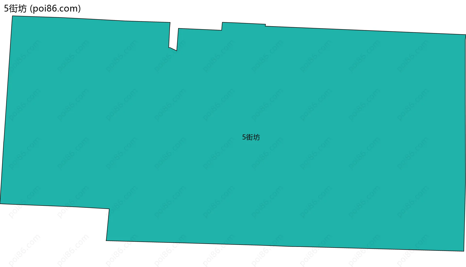 5街坊边界地图