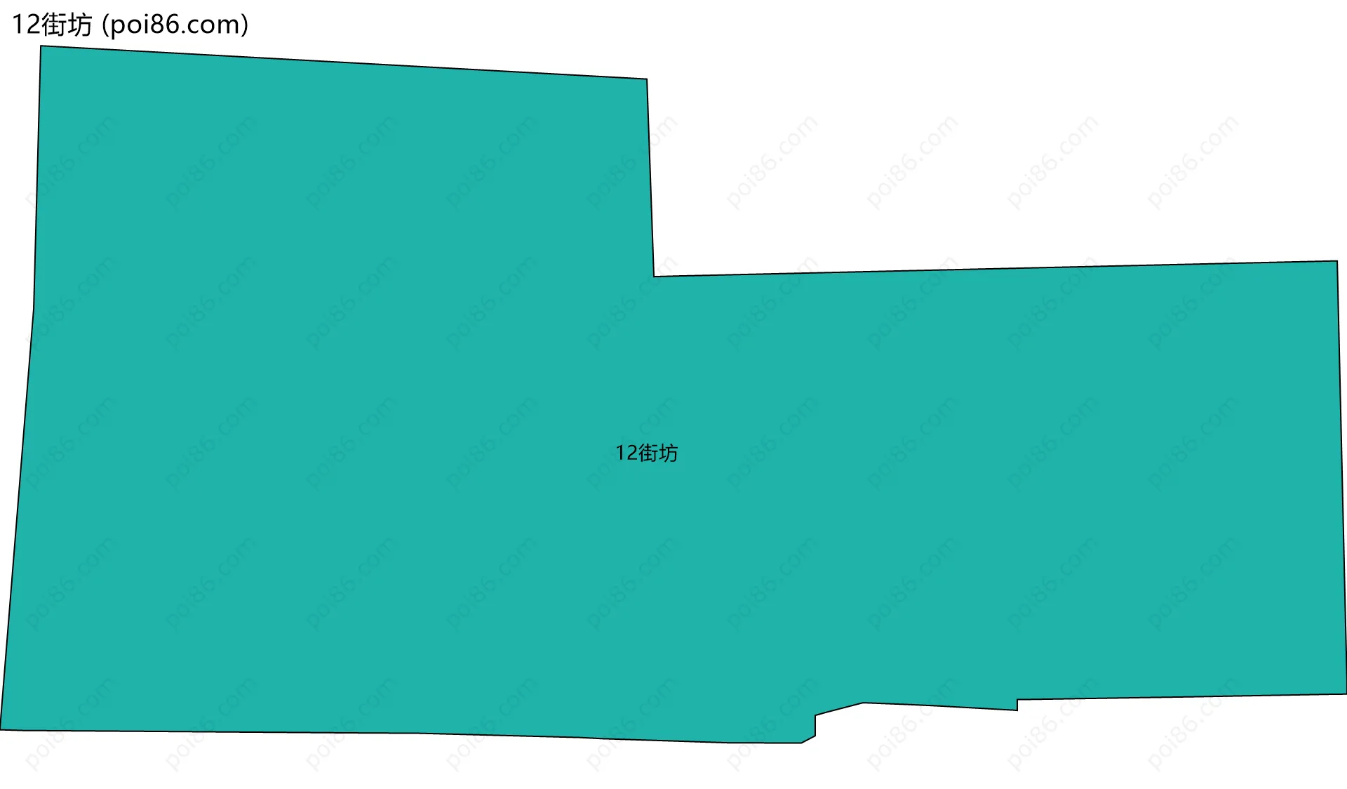 12街坊边界地图