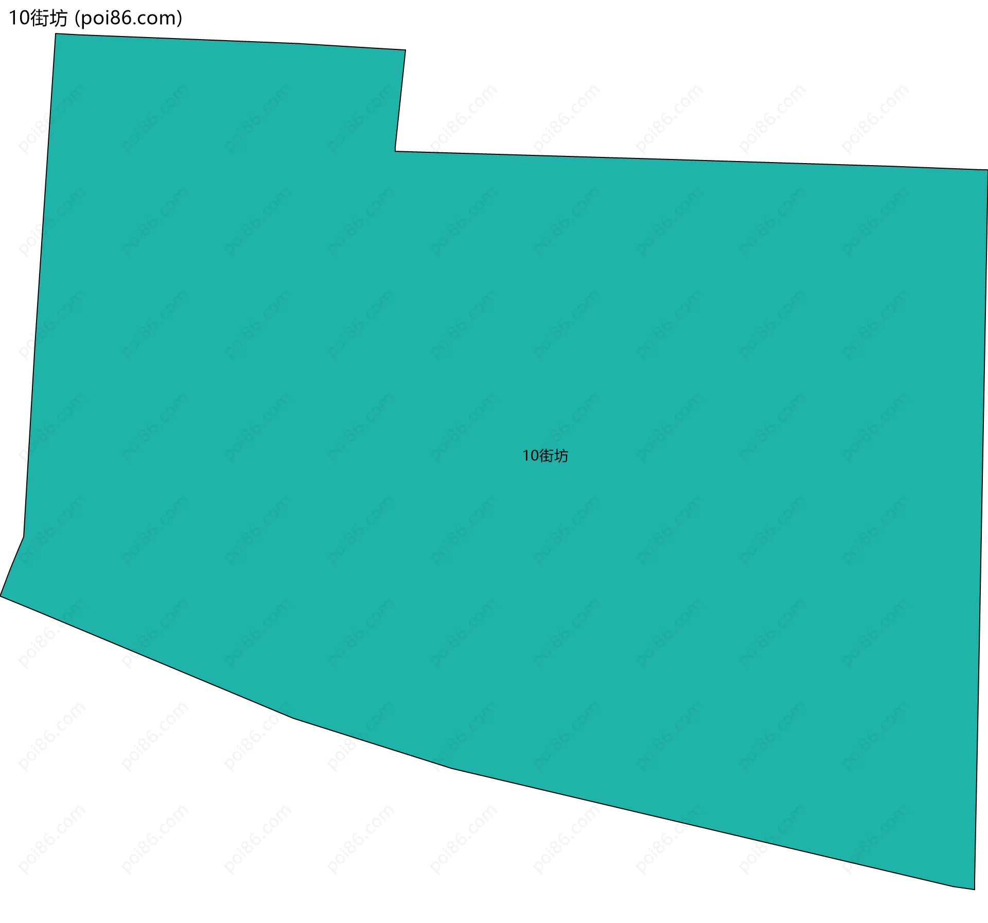 10街坊边界地图