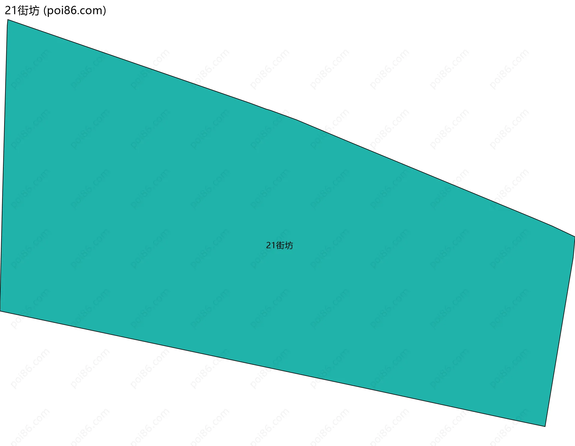 21街坊边界地图