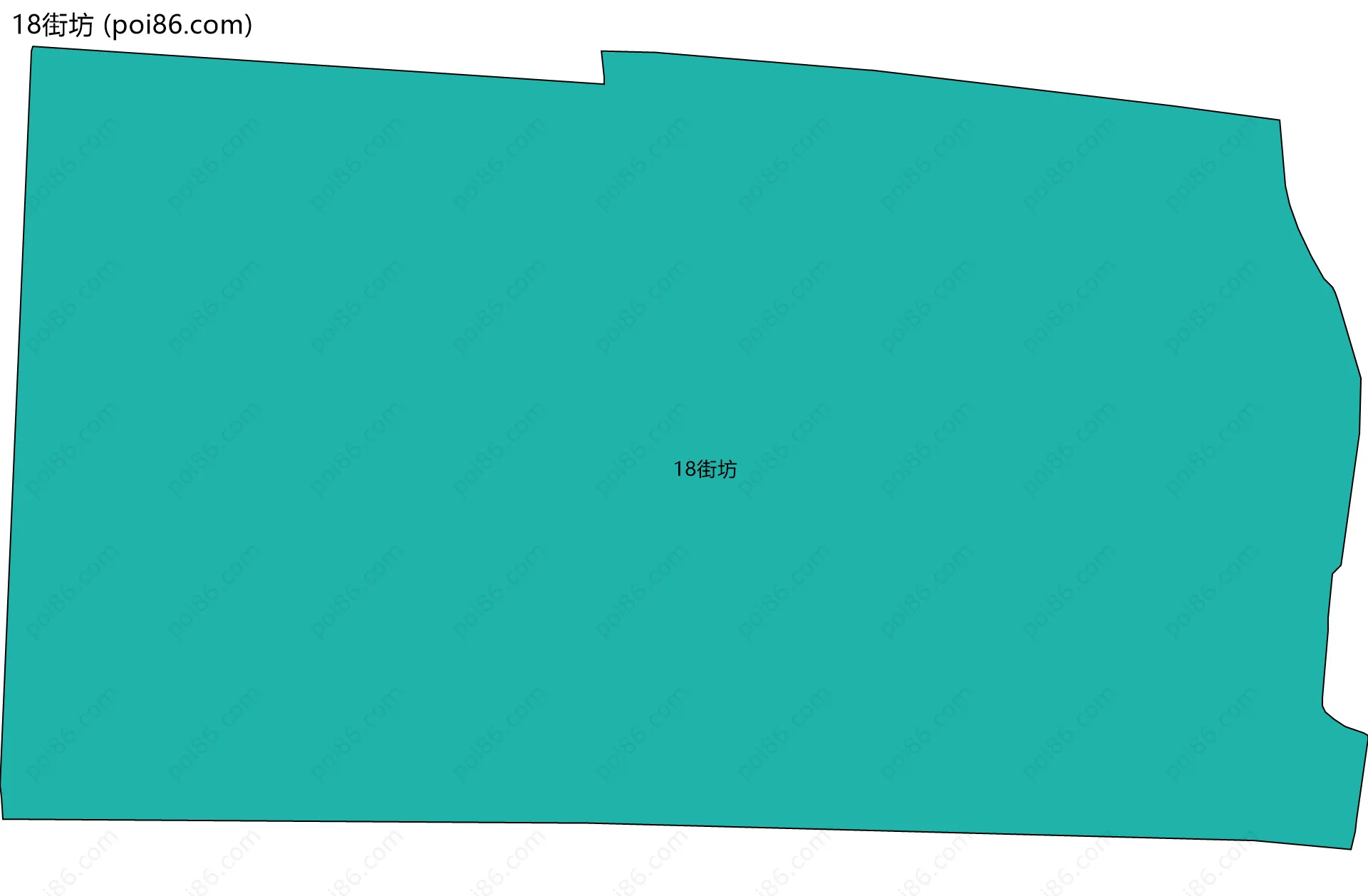 18街坊边界地图