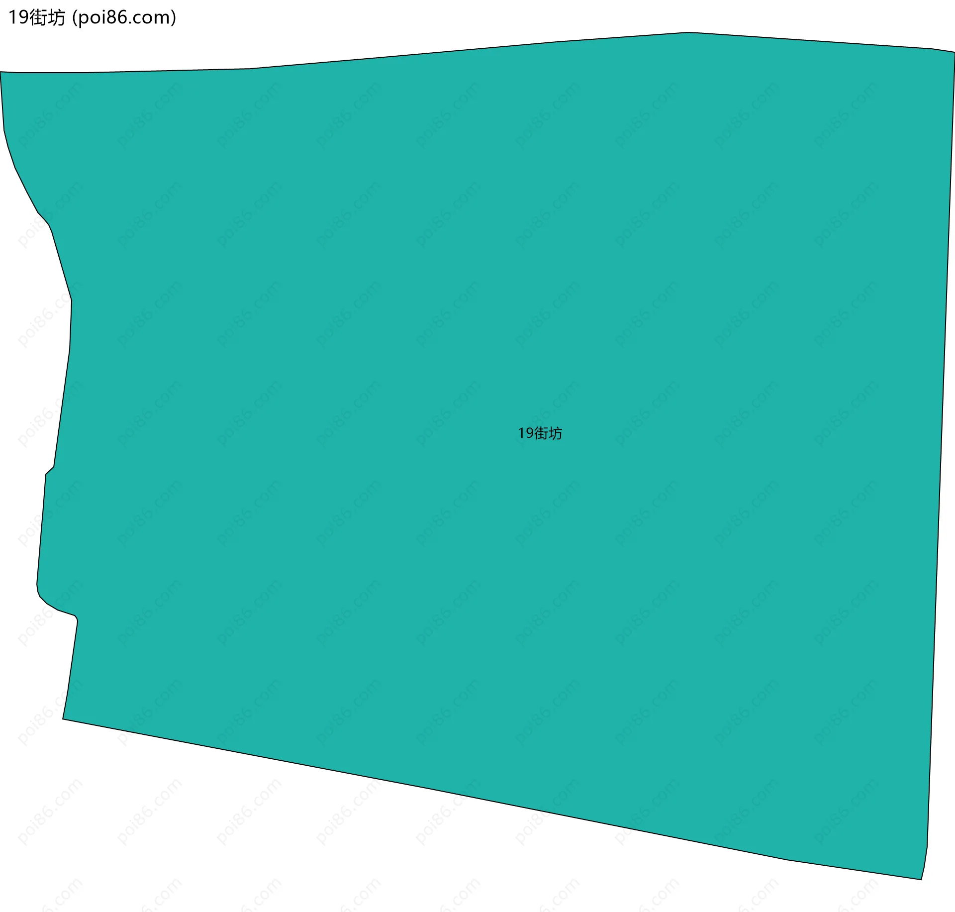 19街坊边界地图