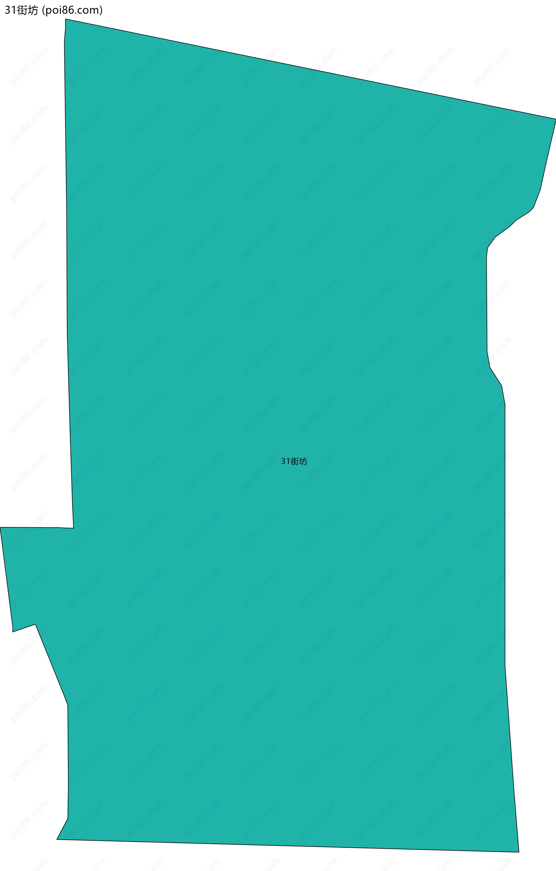 31街坊边界地图