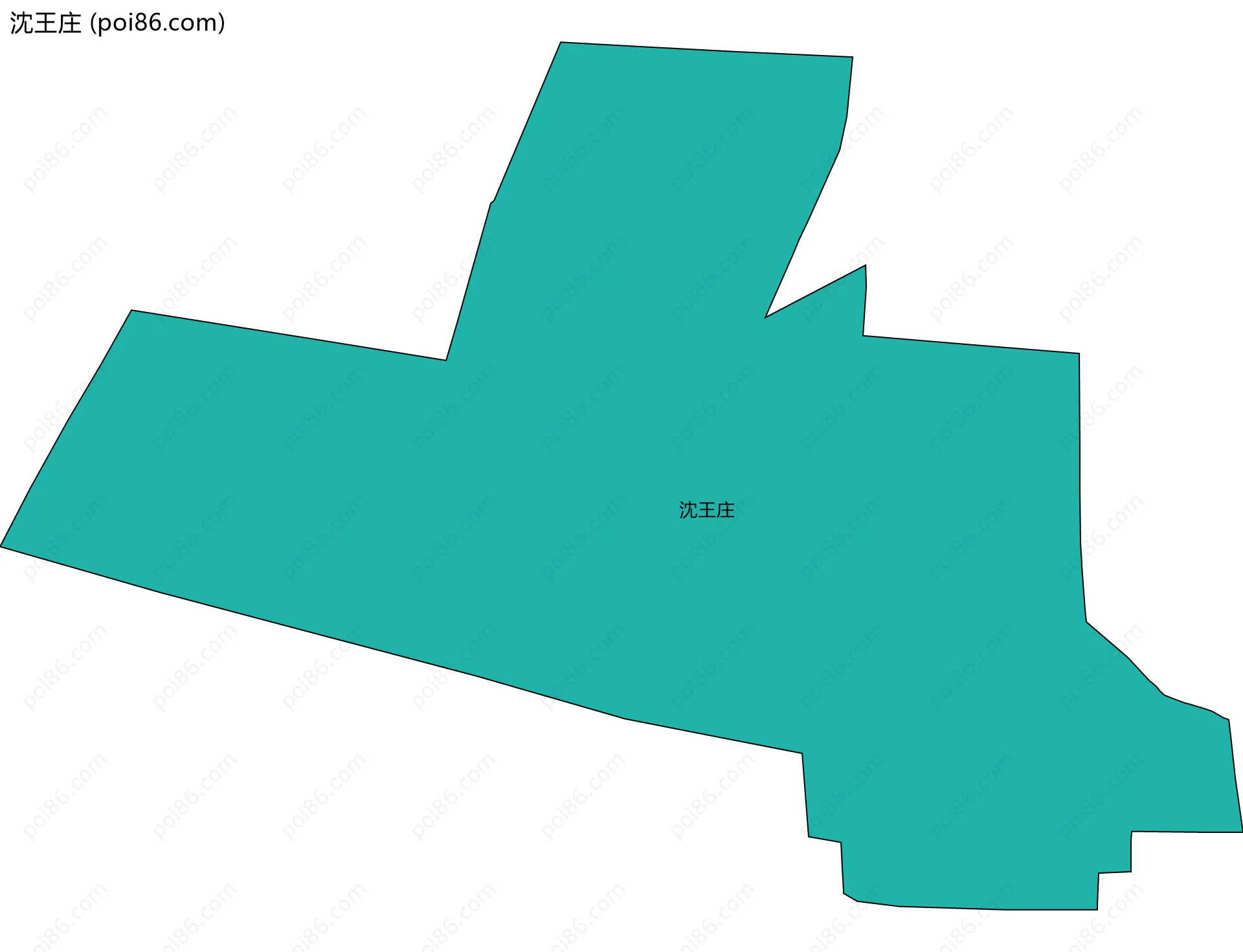 沈王庄边界地图