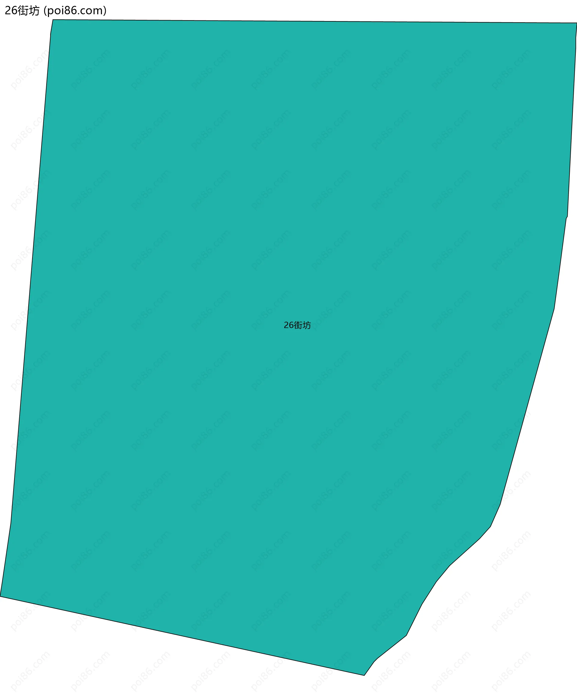26街坊边界地图