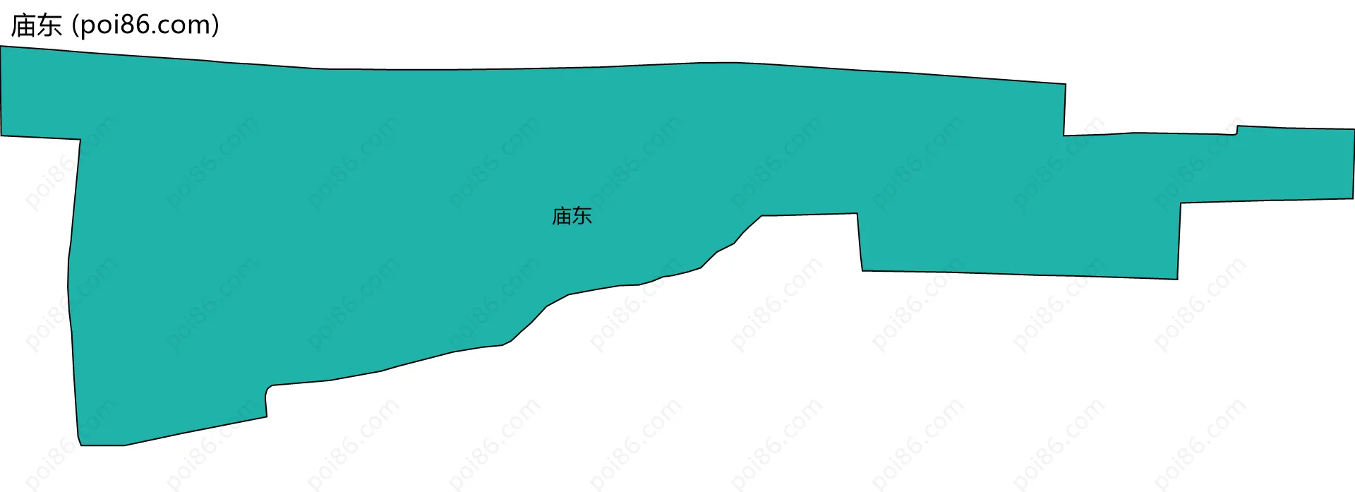 庙东边界地图