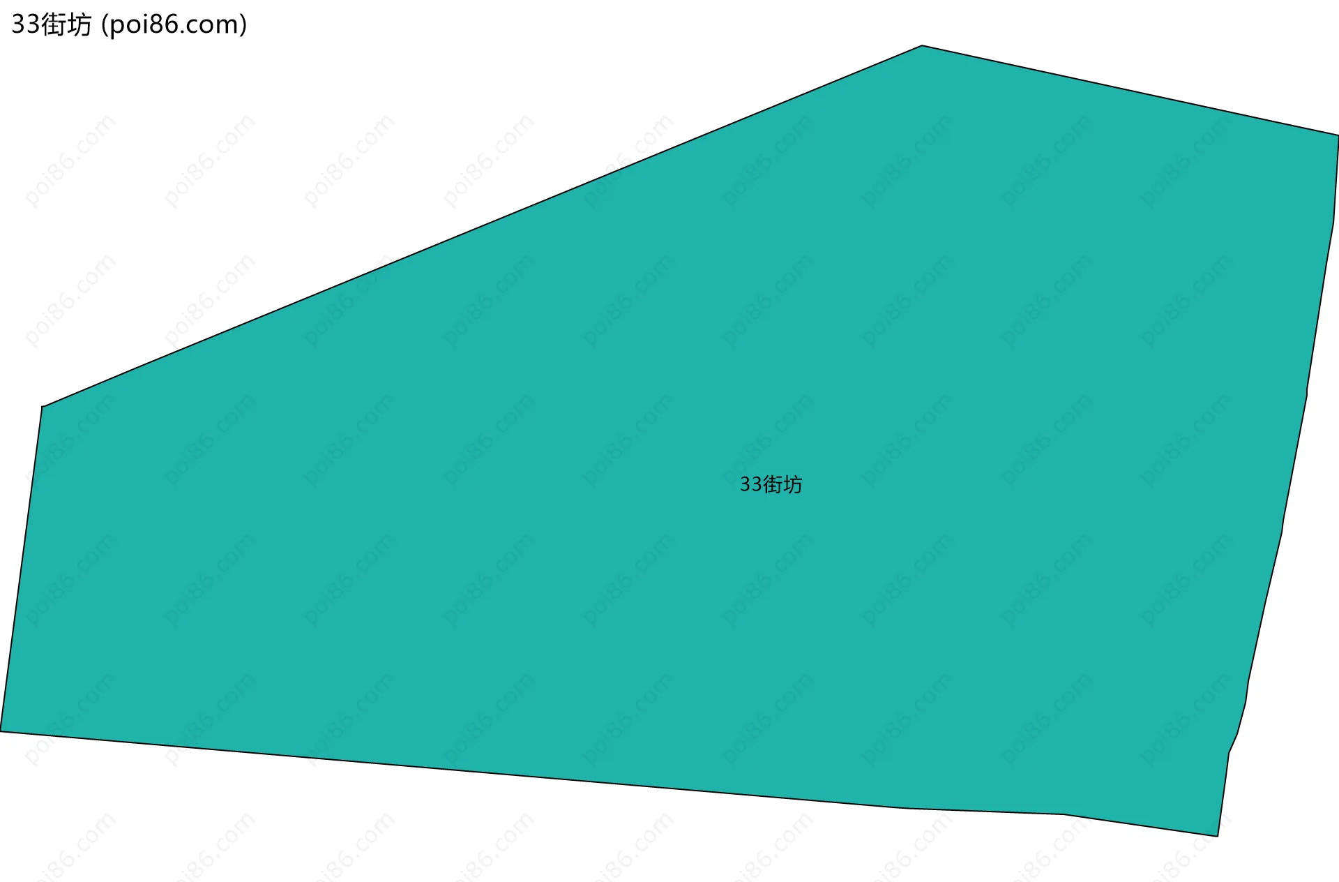 33街坊边界地图