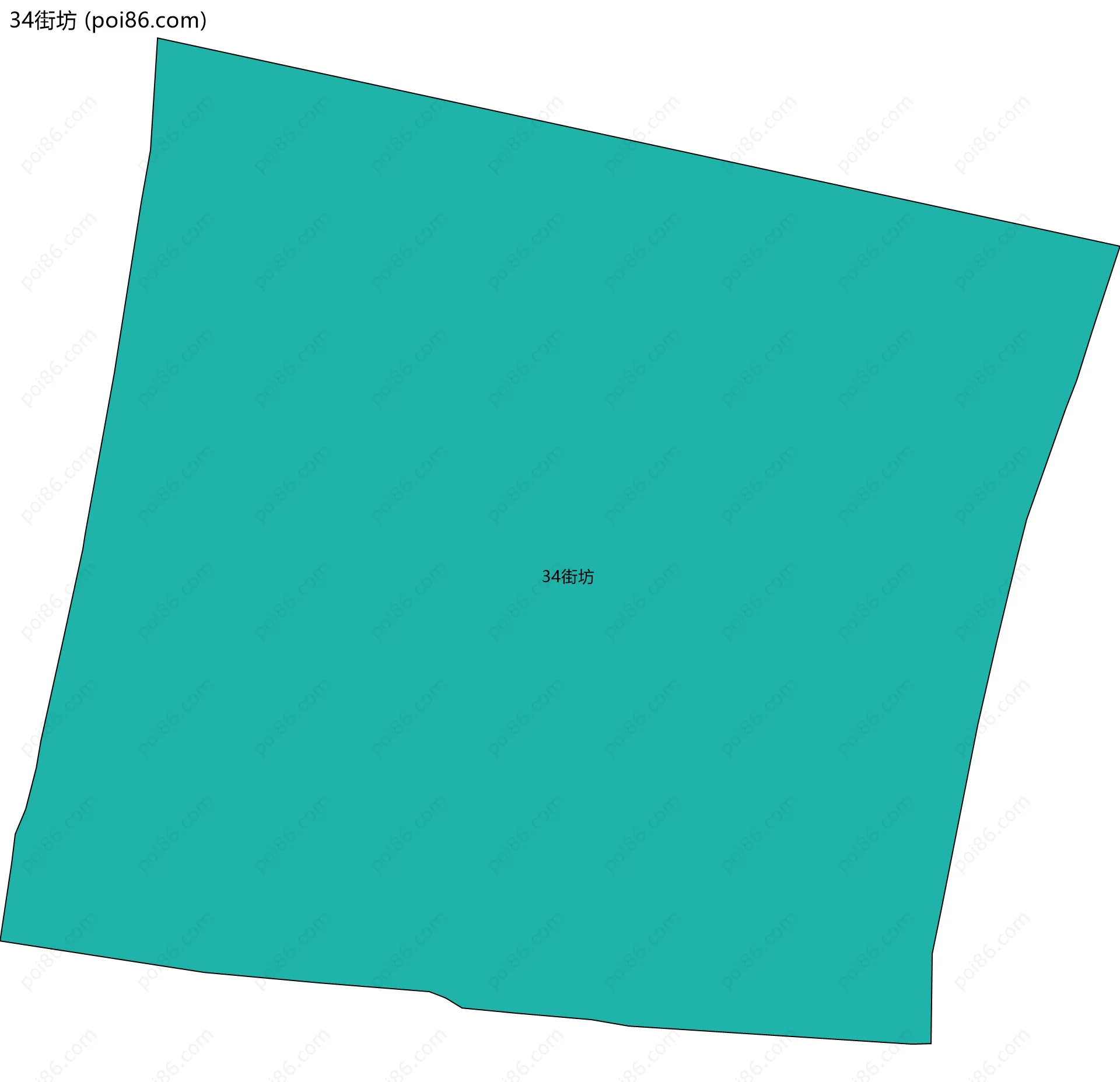 34街坊边界地图