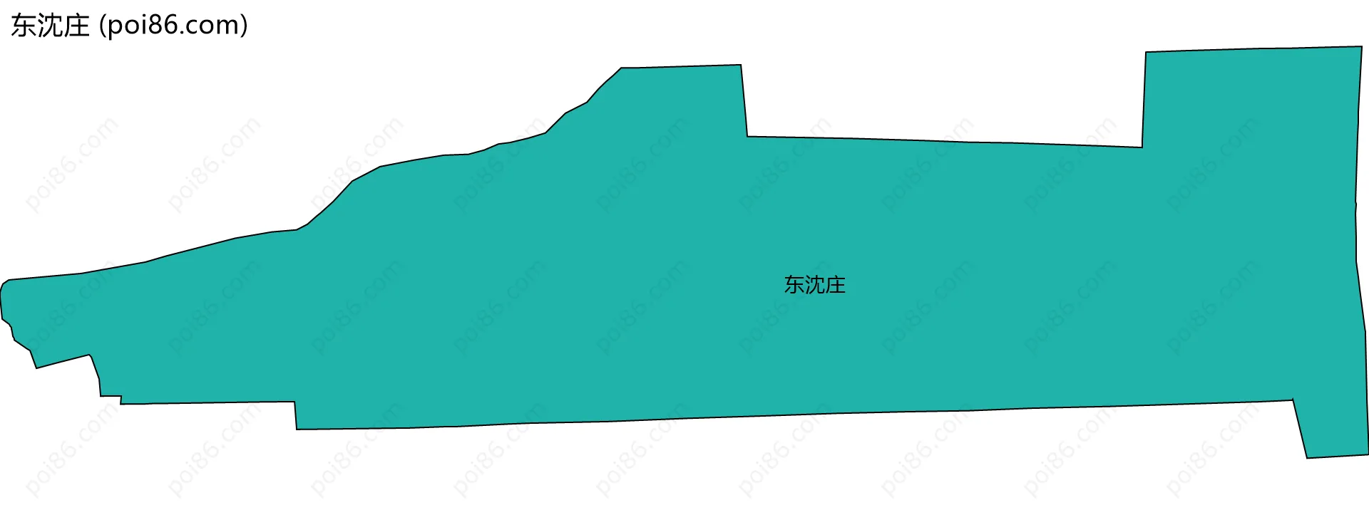 东沈庄边界地图