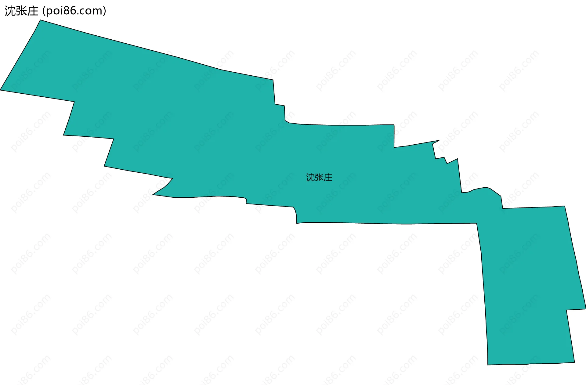 沈张庄边界地图