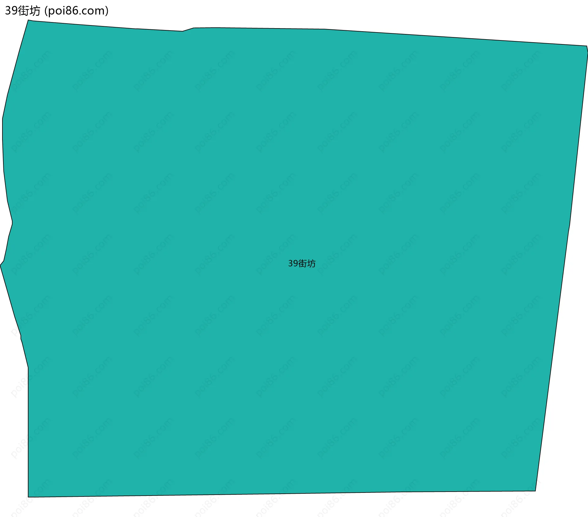 39街坊边界地图