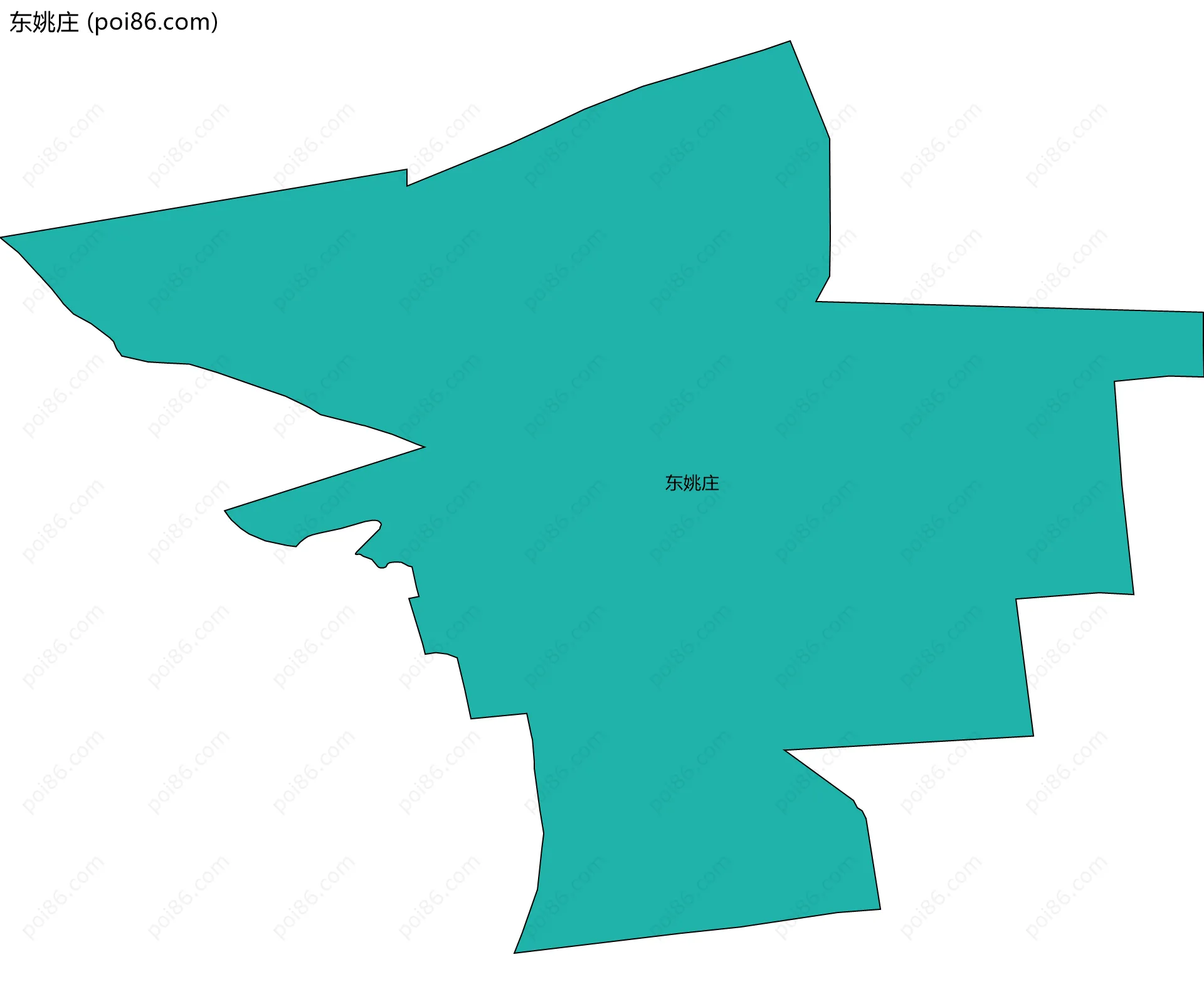 东姚庄边界地图