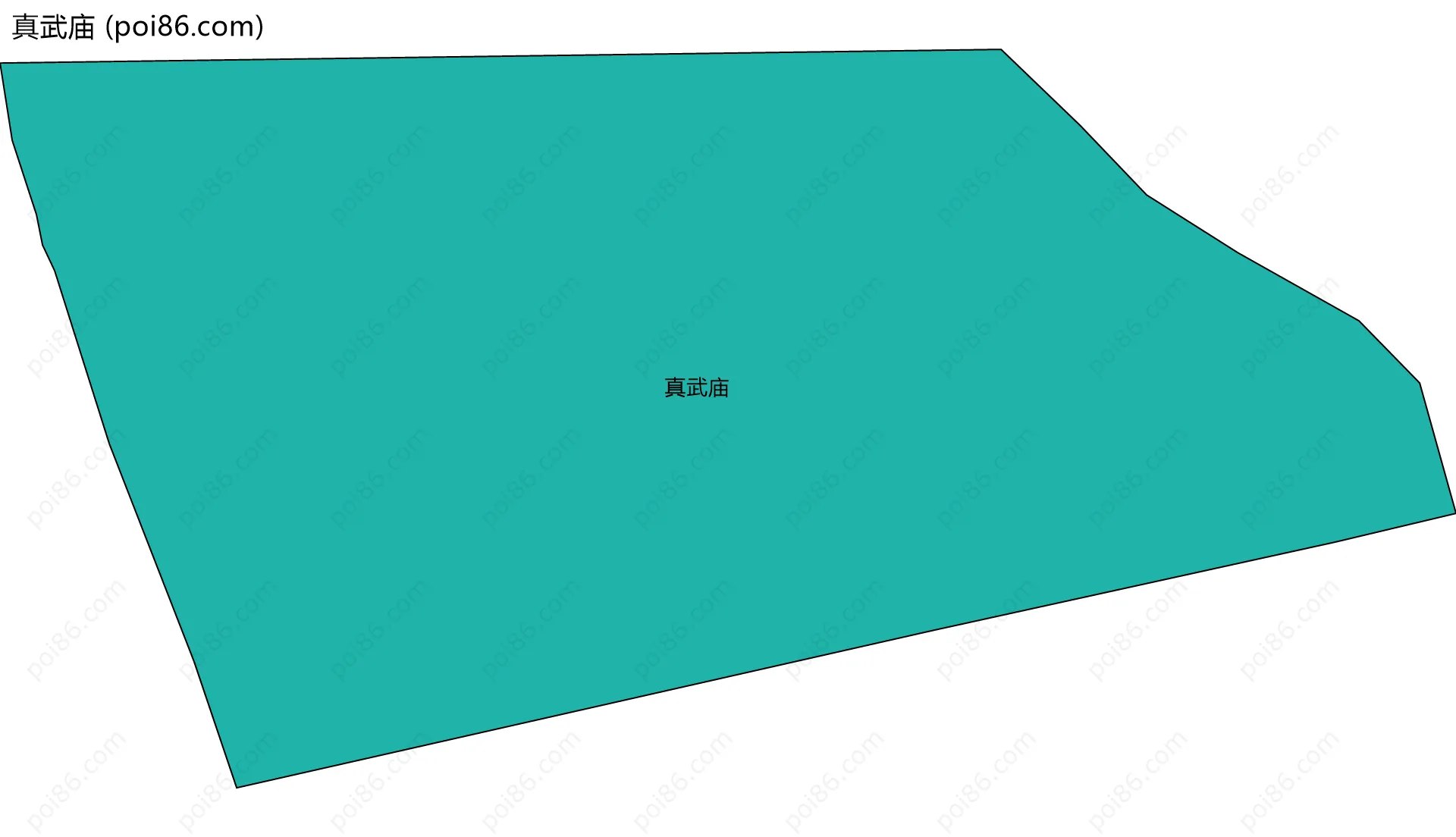 真武庙边界地图