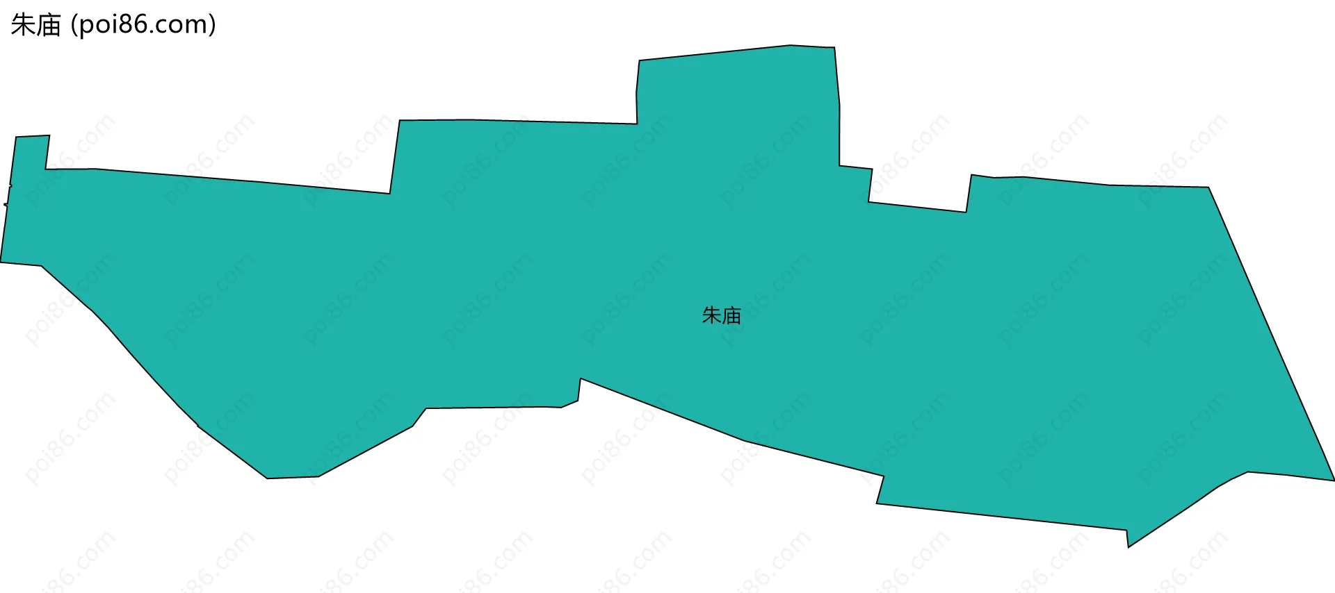 朱庙边界地图