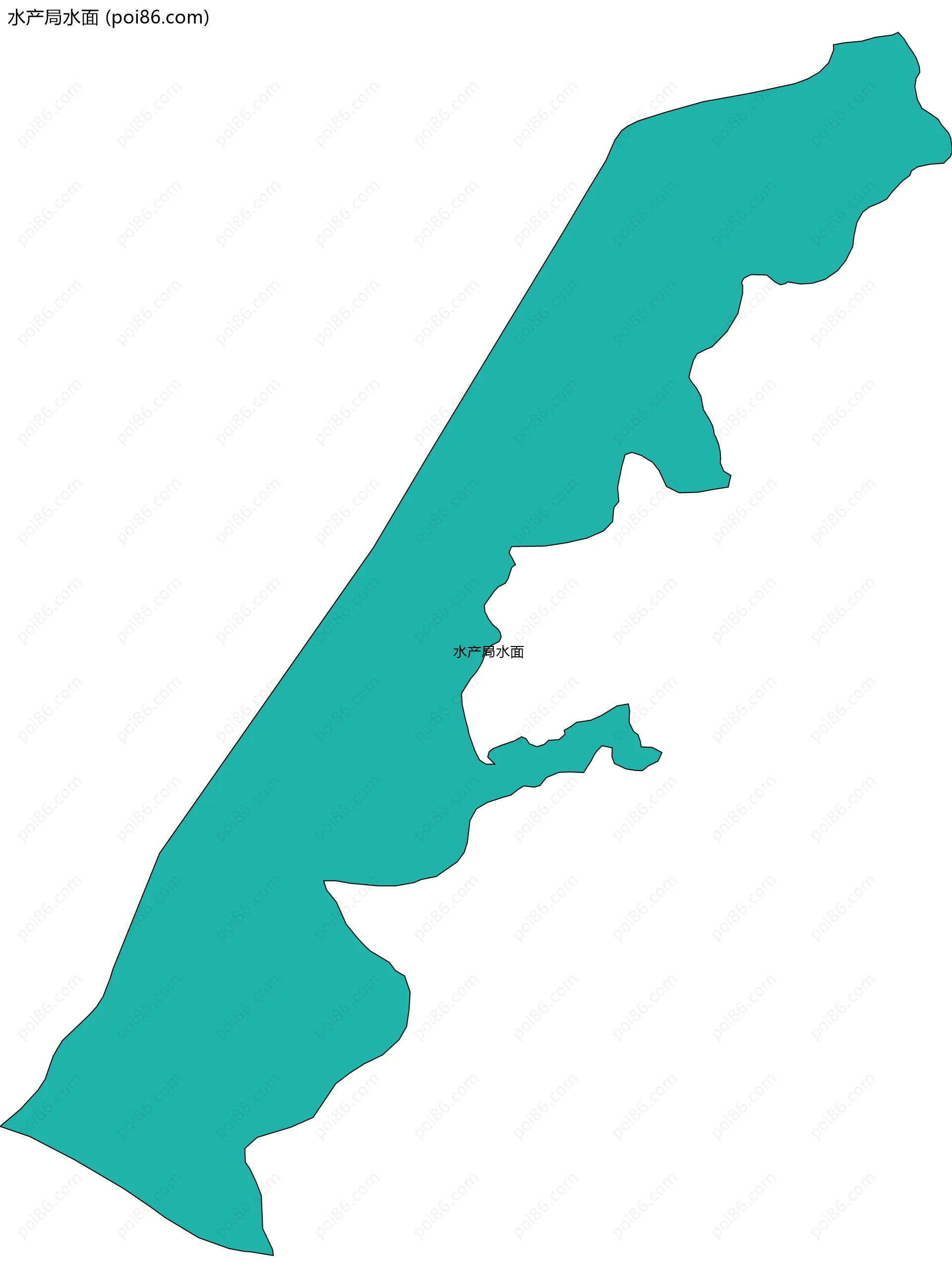 水产局水面边界地图