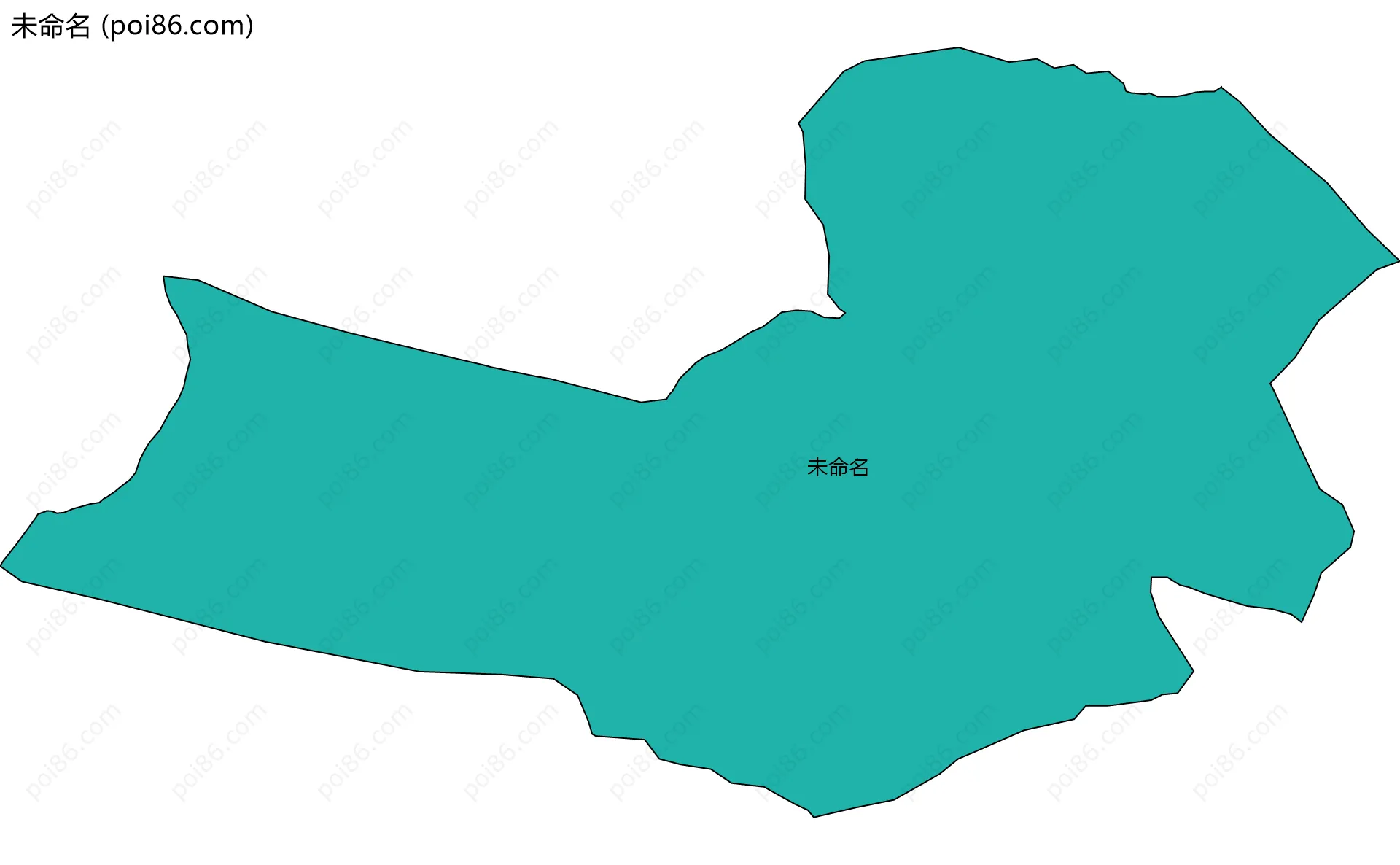 未命名边界地图