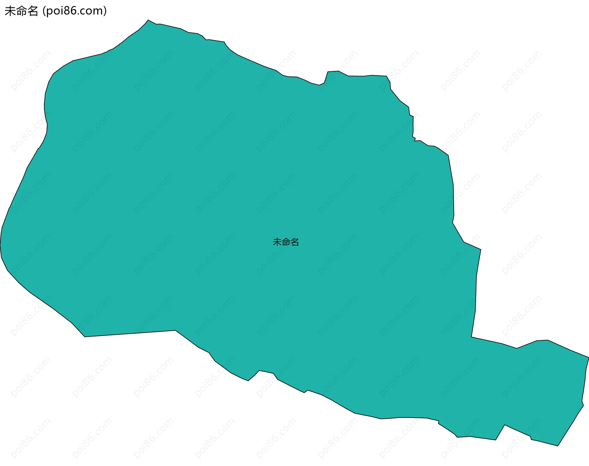 未命名边界地图