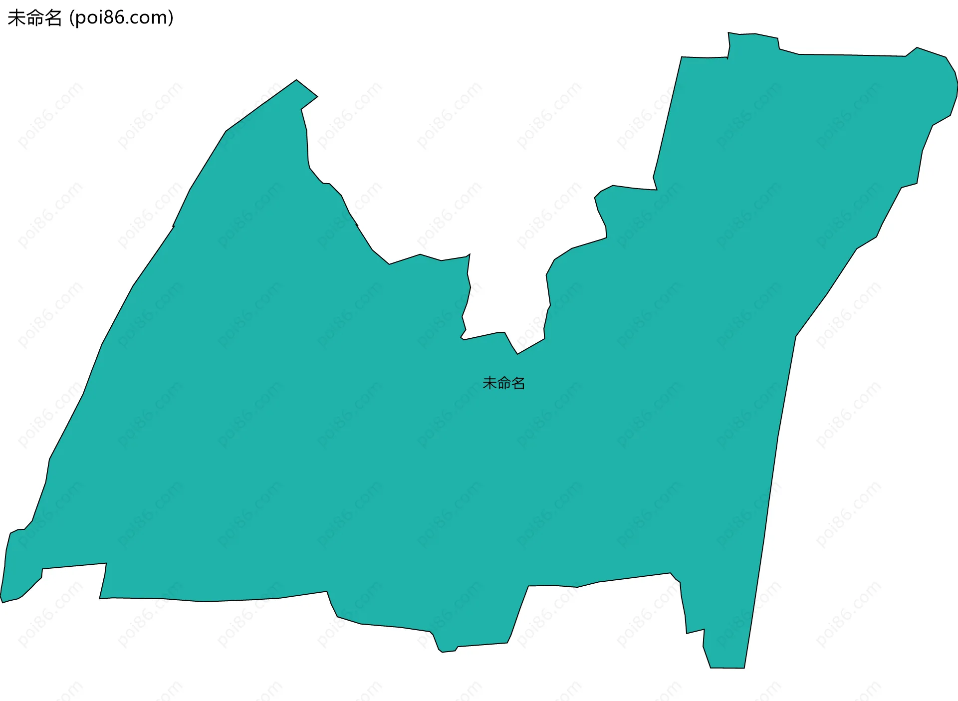 未命名边界地图