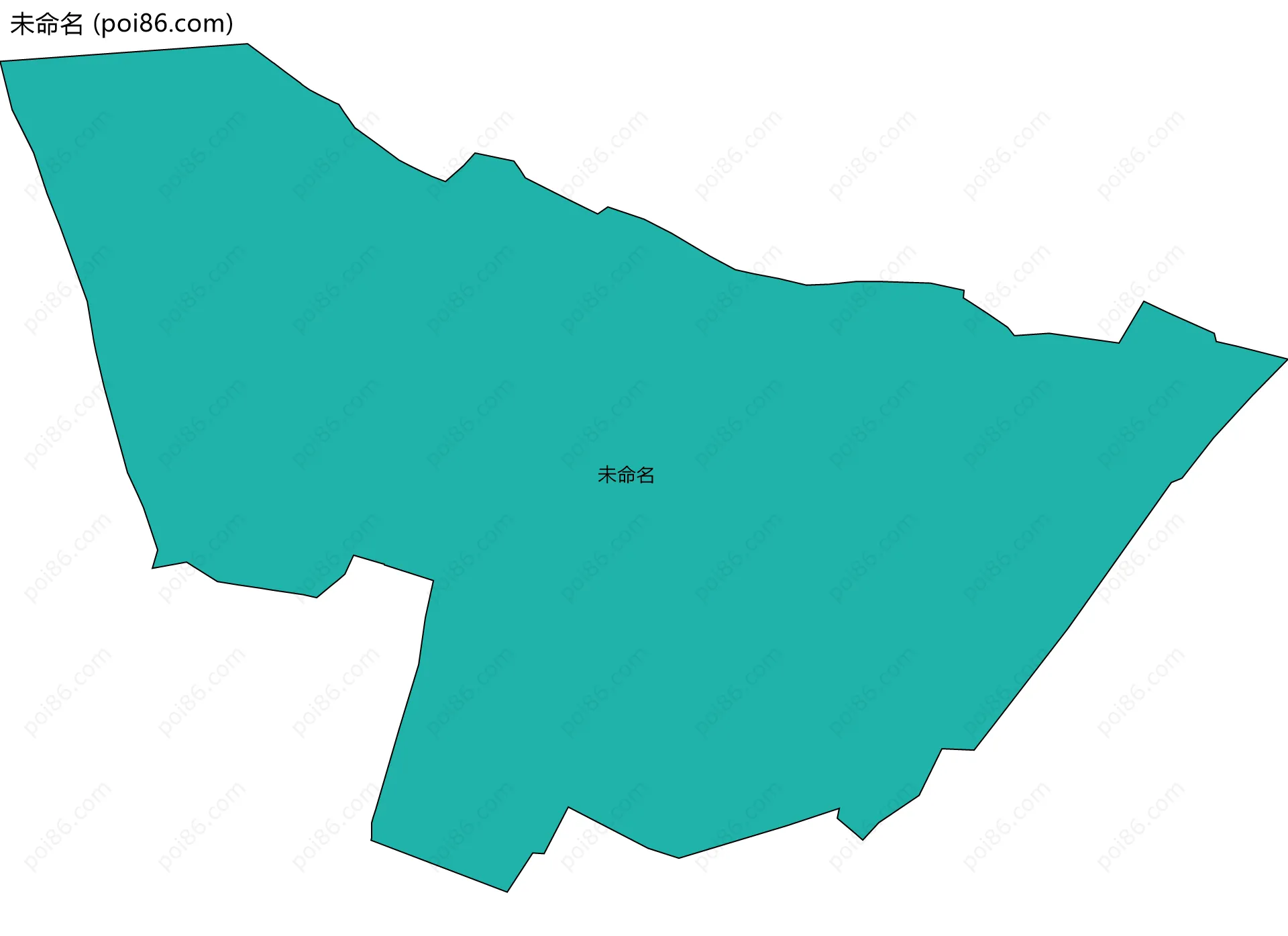 未命名边界地图