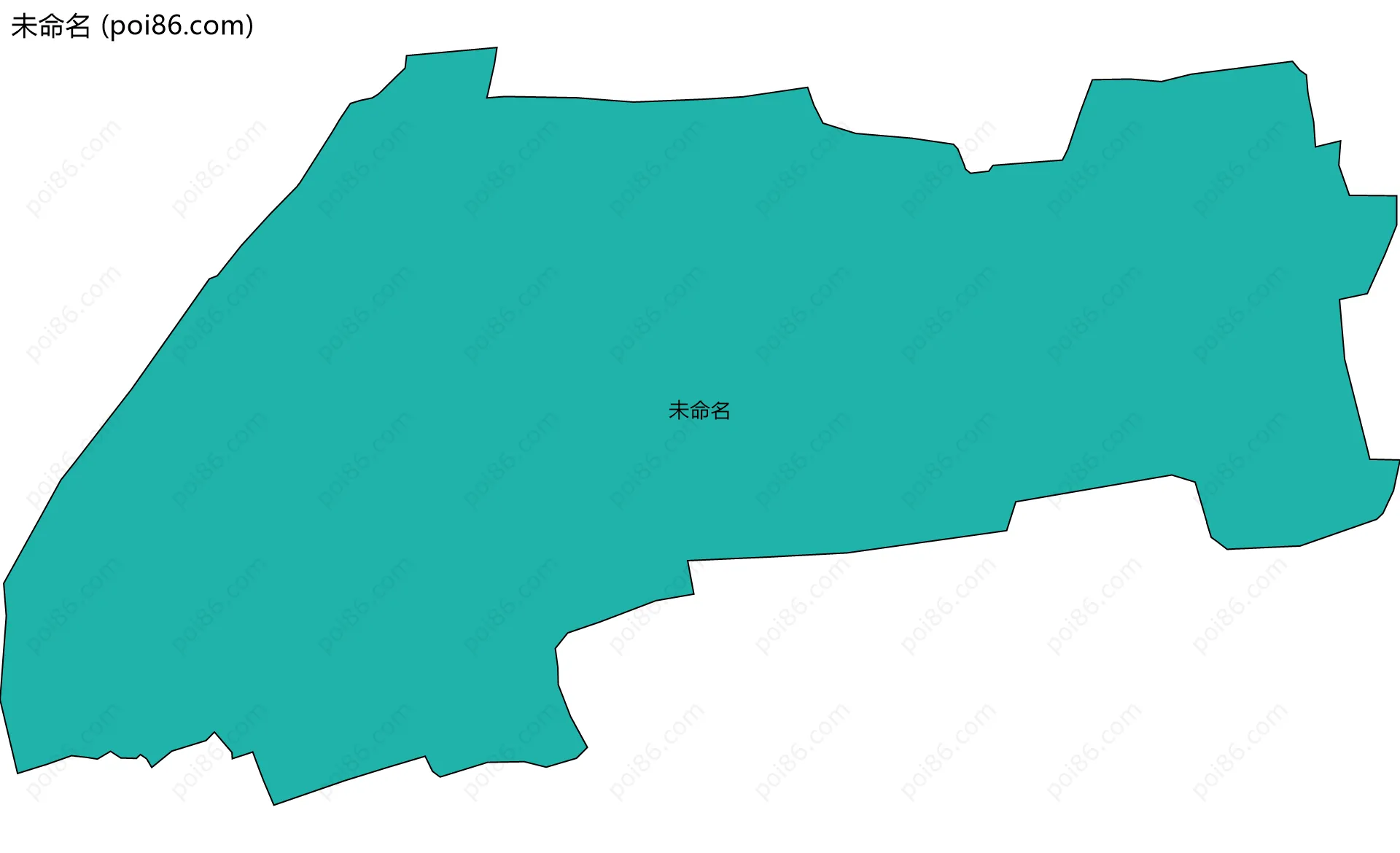 未命名边界地图