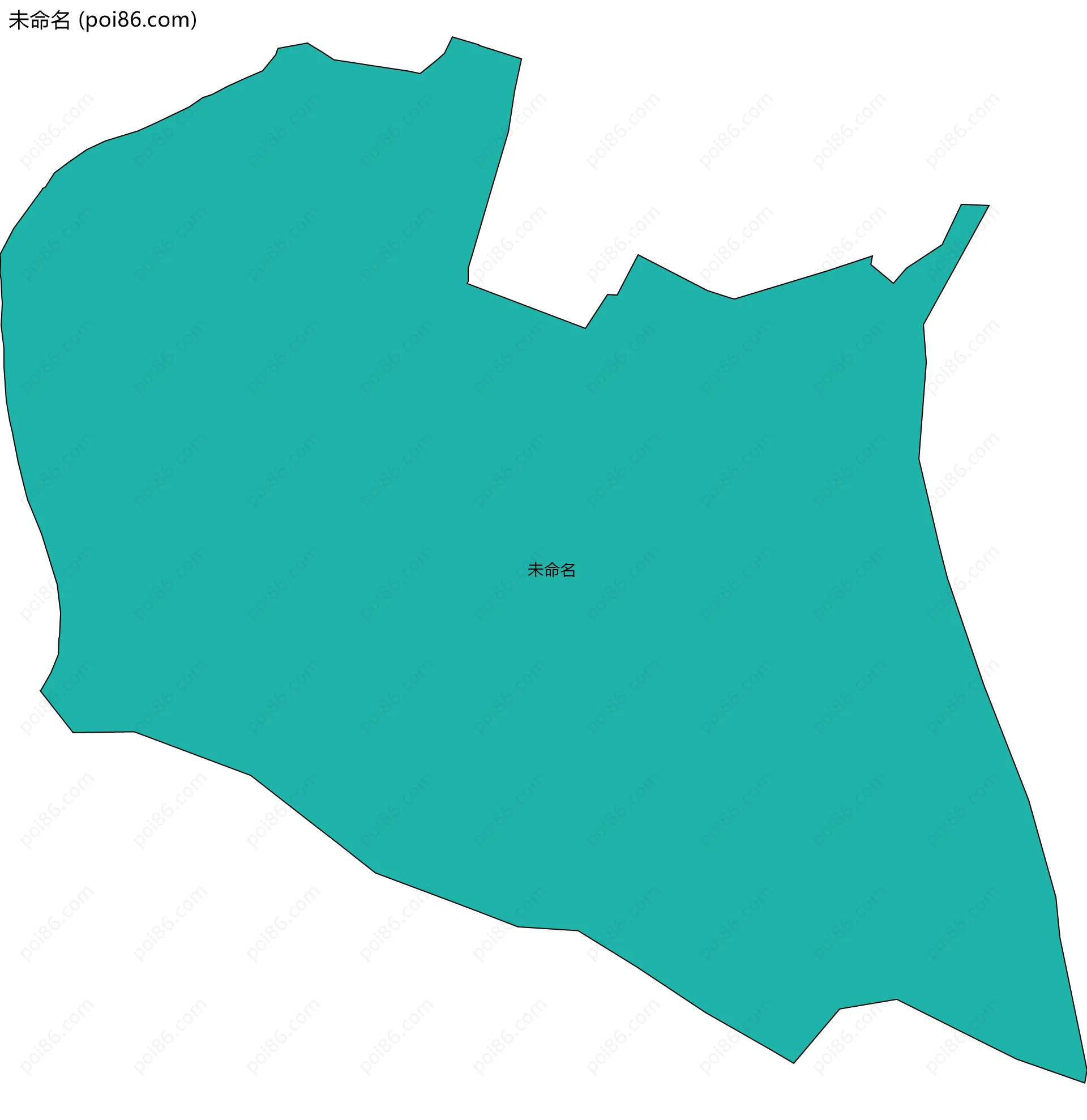 未命名边界地图