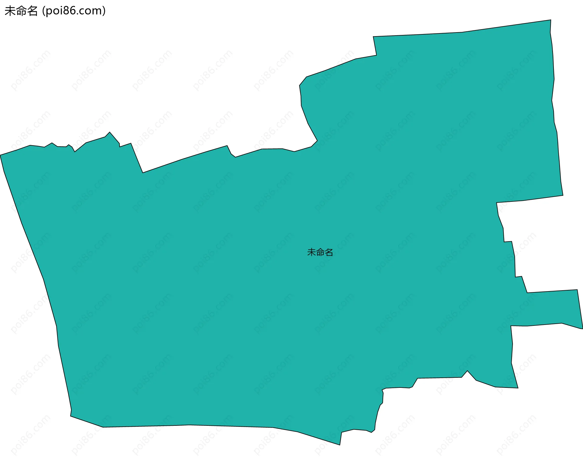未命名边界地图