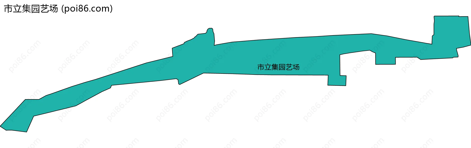 市立集园艺场边界地图