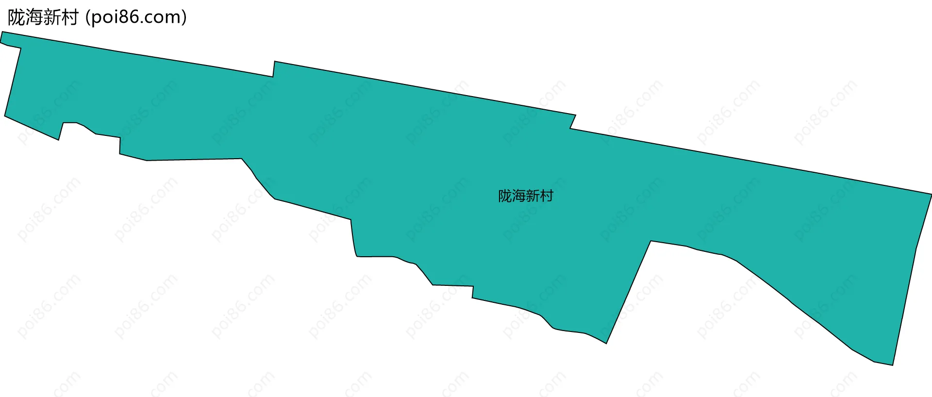 陇海新村边界地图