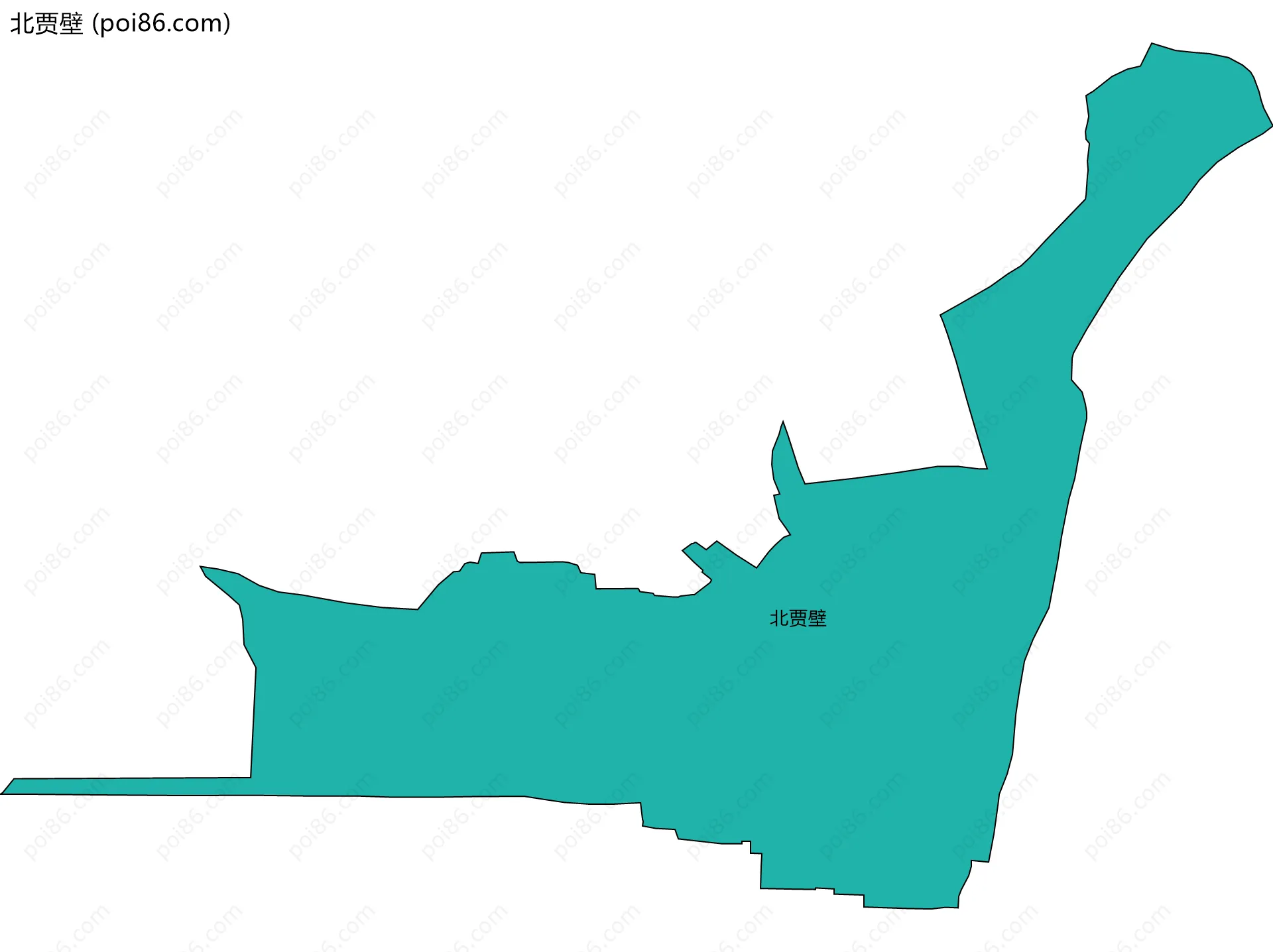 北贾壁边界地图