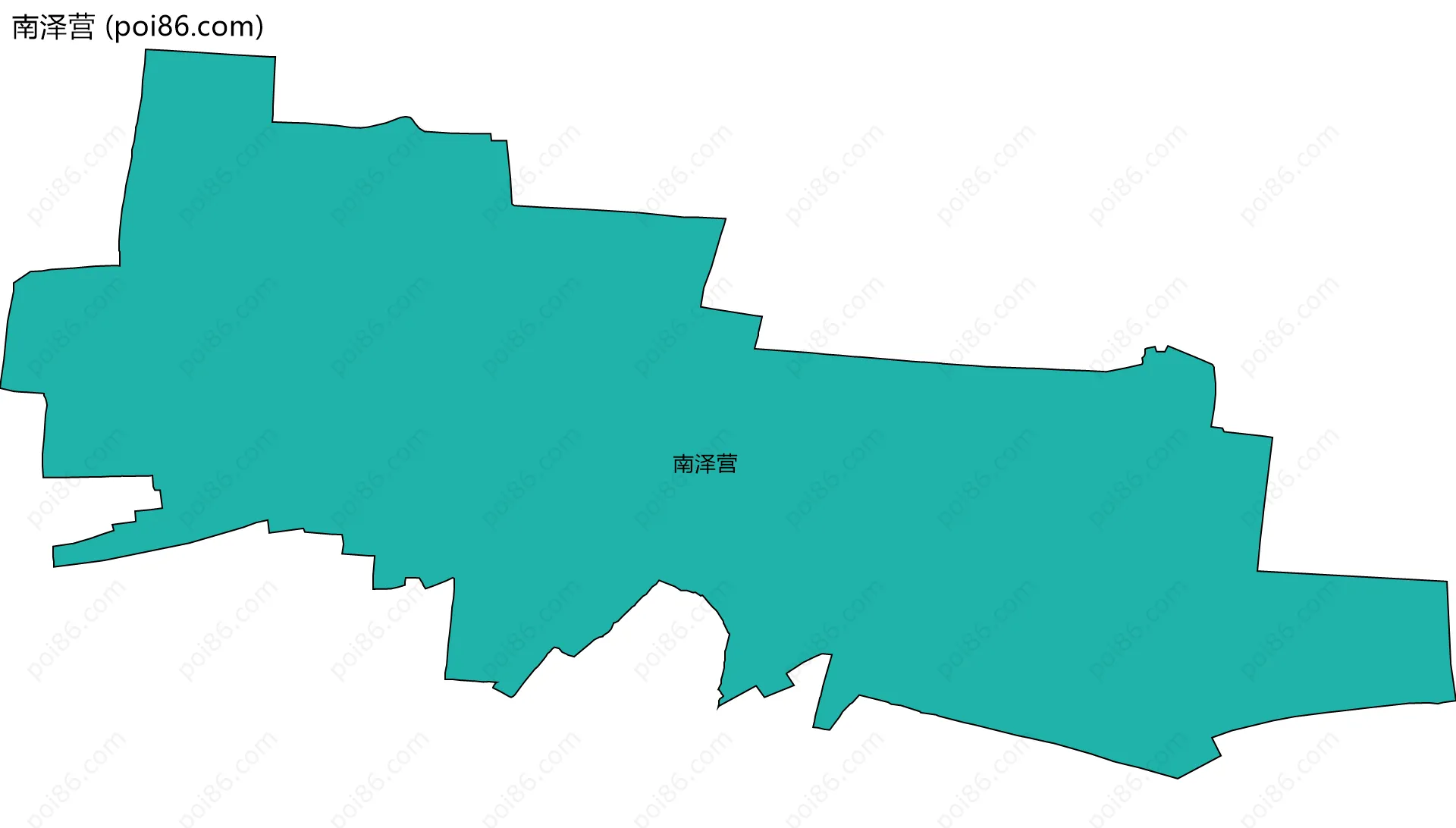 南泽营边界地图