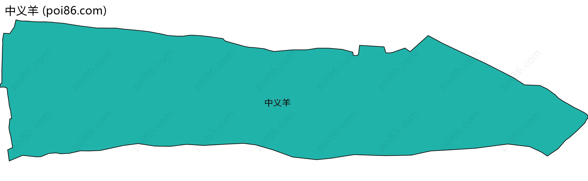 中义羊边界地图