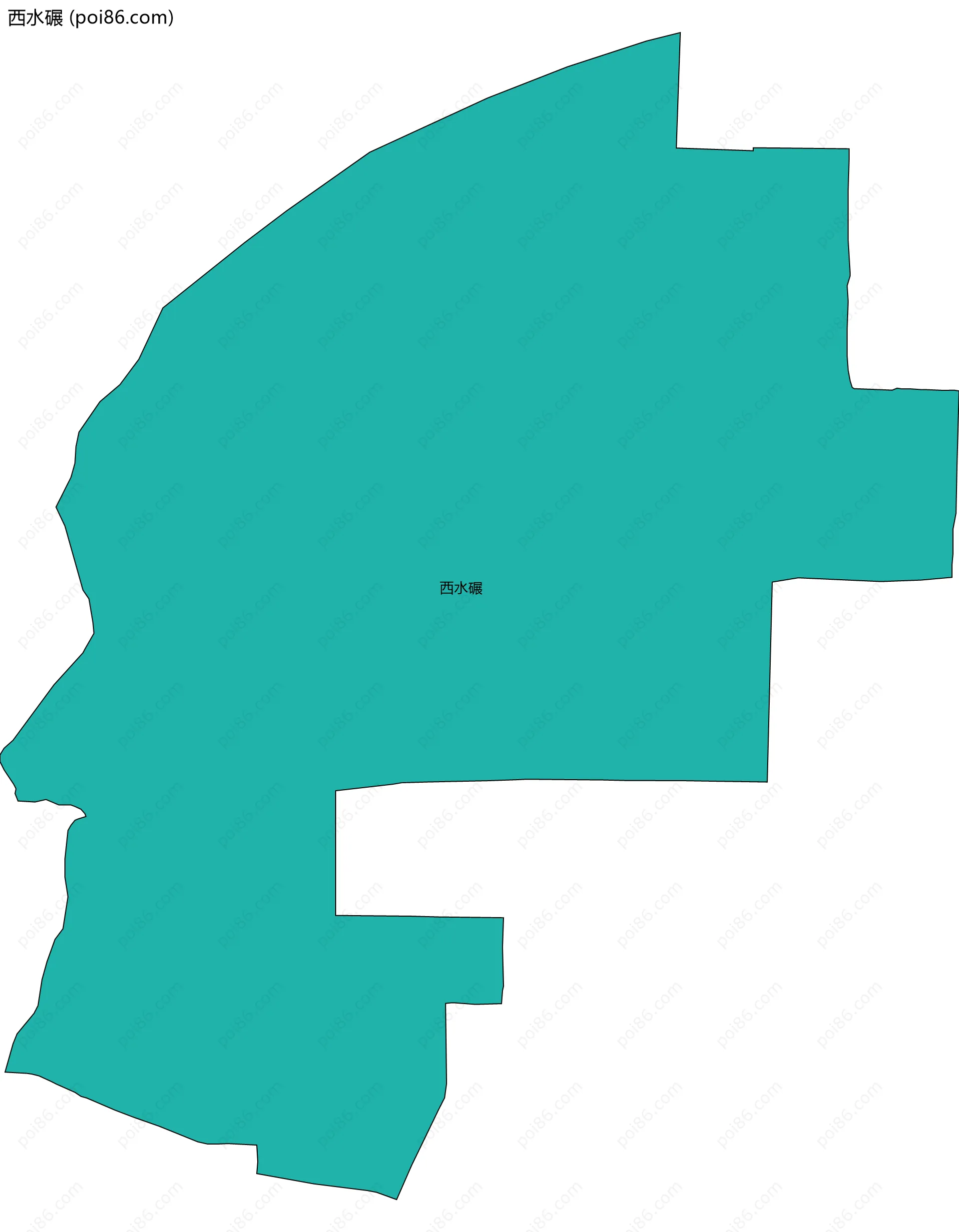 西水碾边界地图