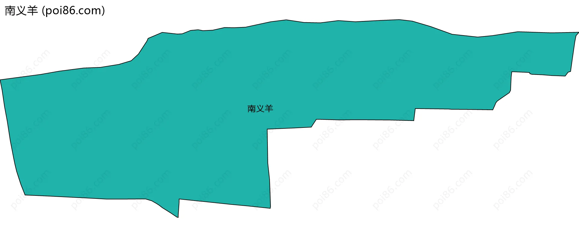 南义羊边界地图