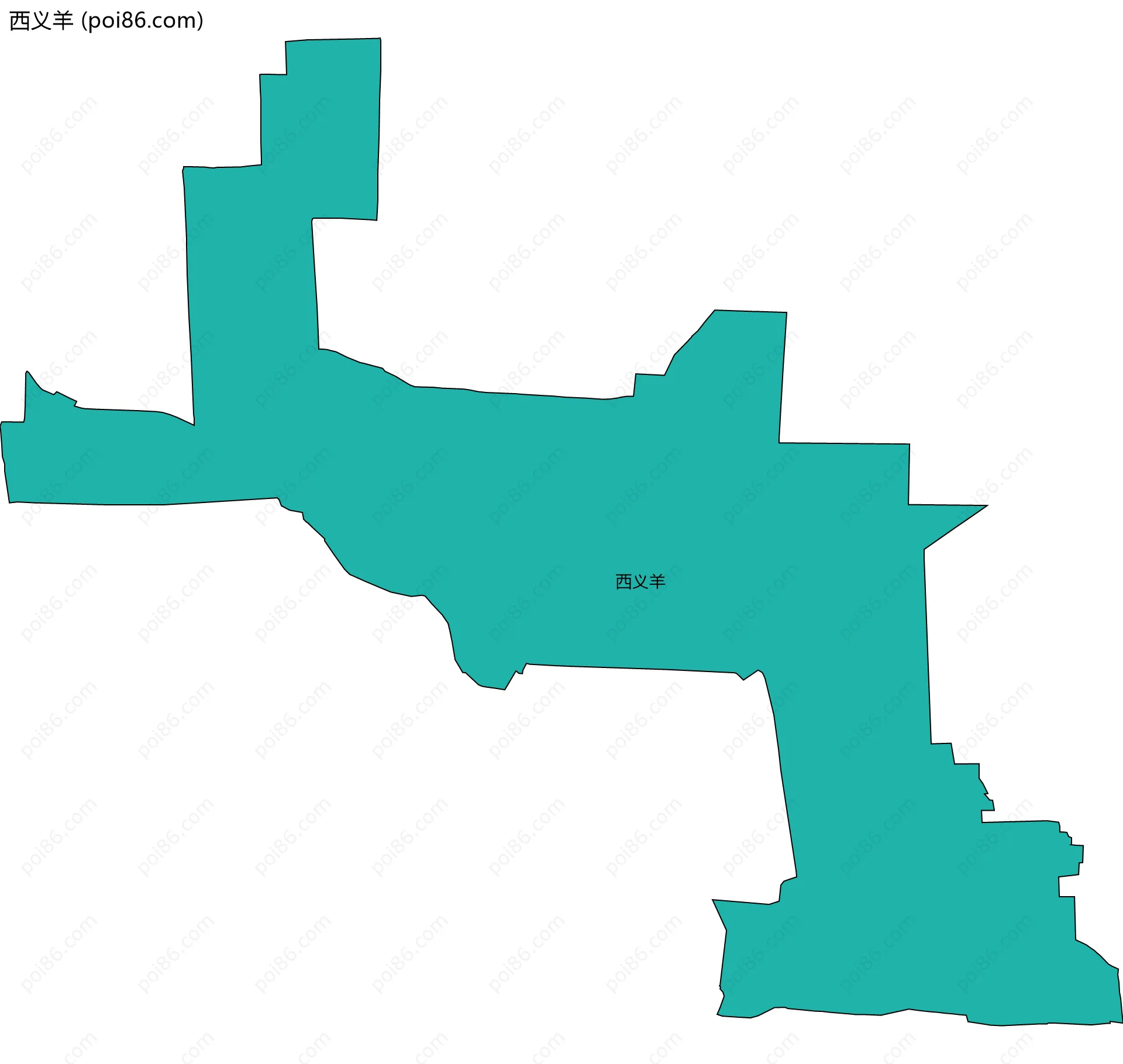 西义羊边界地图