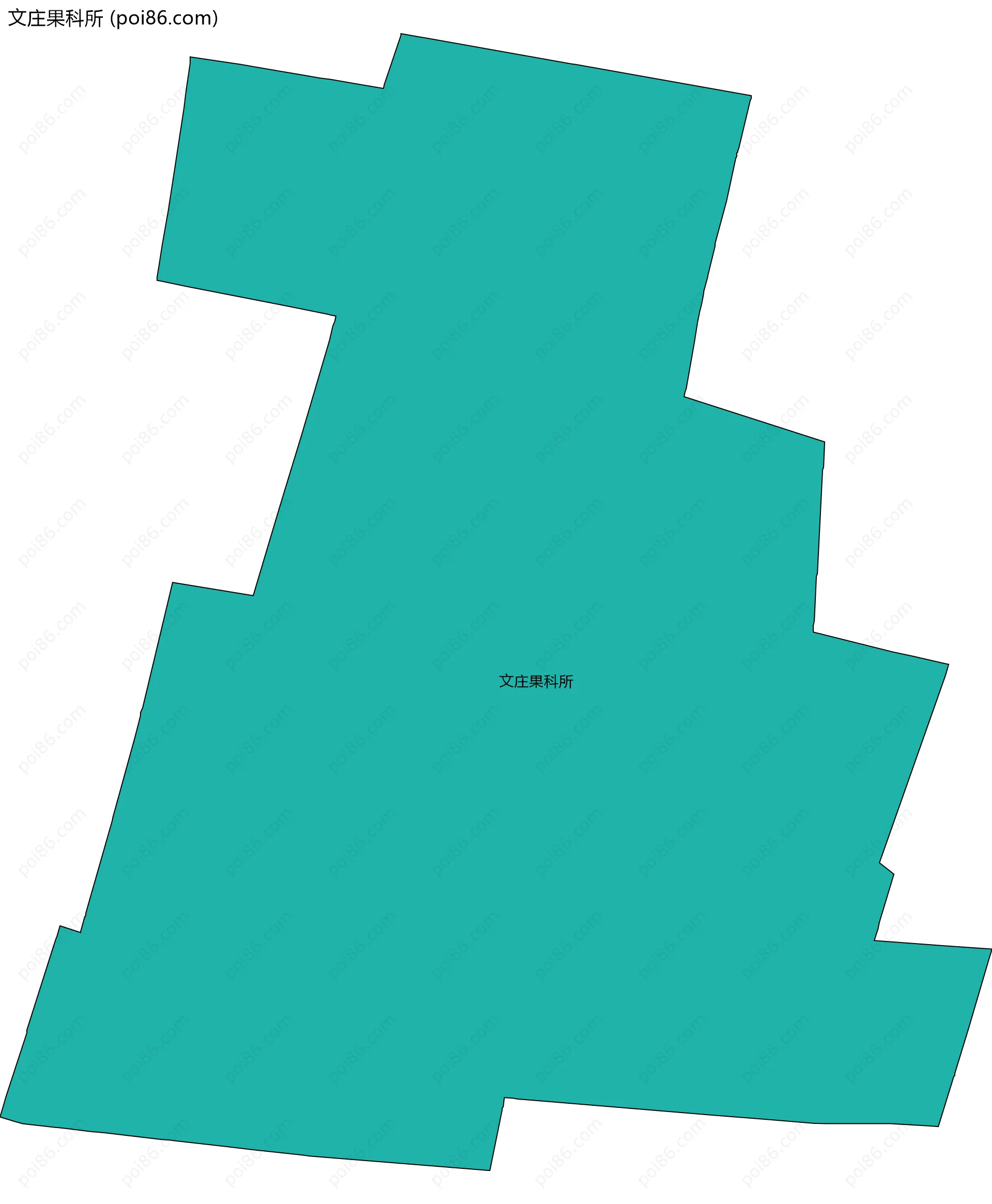 文庄果科所边界地图(五级行政区划)