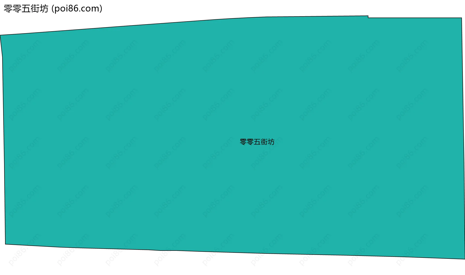 零零五街坊边界地图