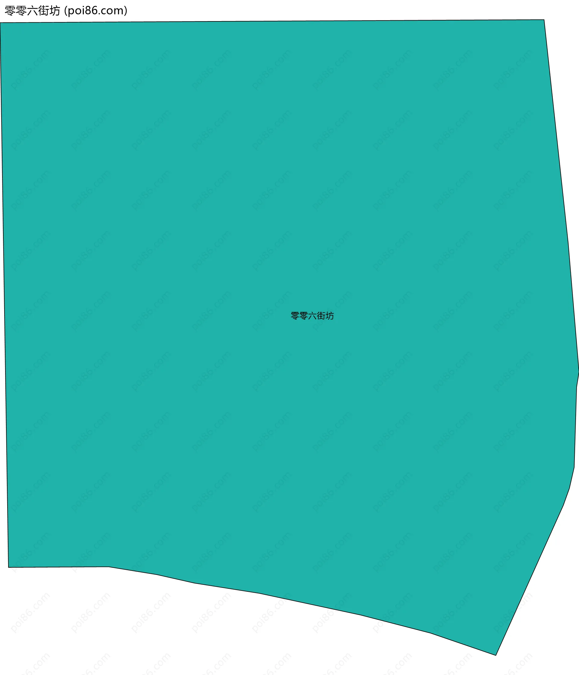 零零六街坊边界地图