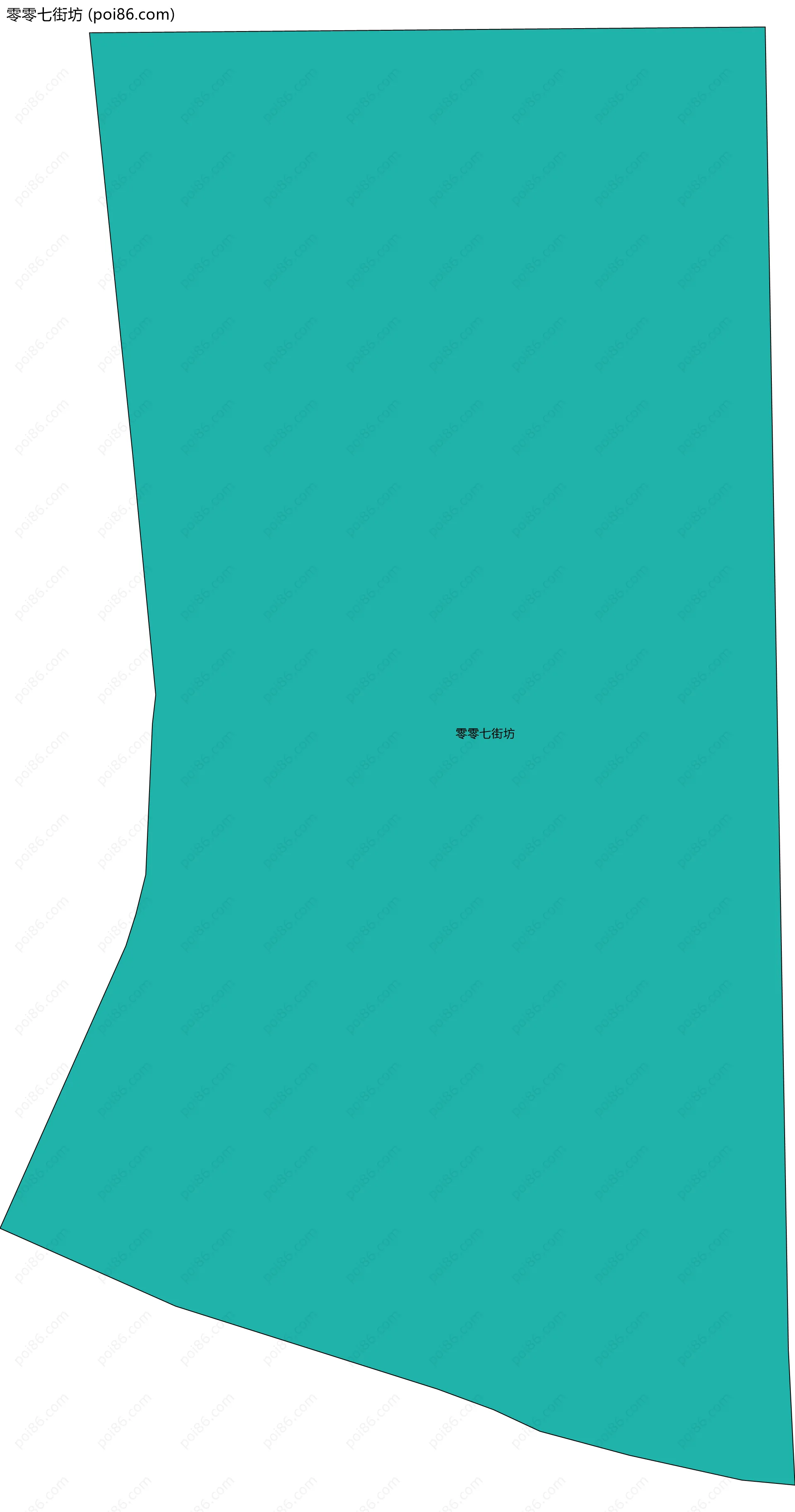 零零七街坊边界地图