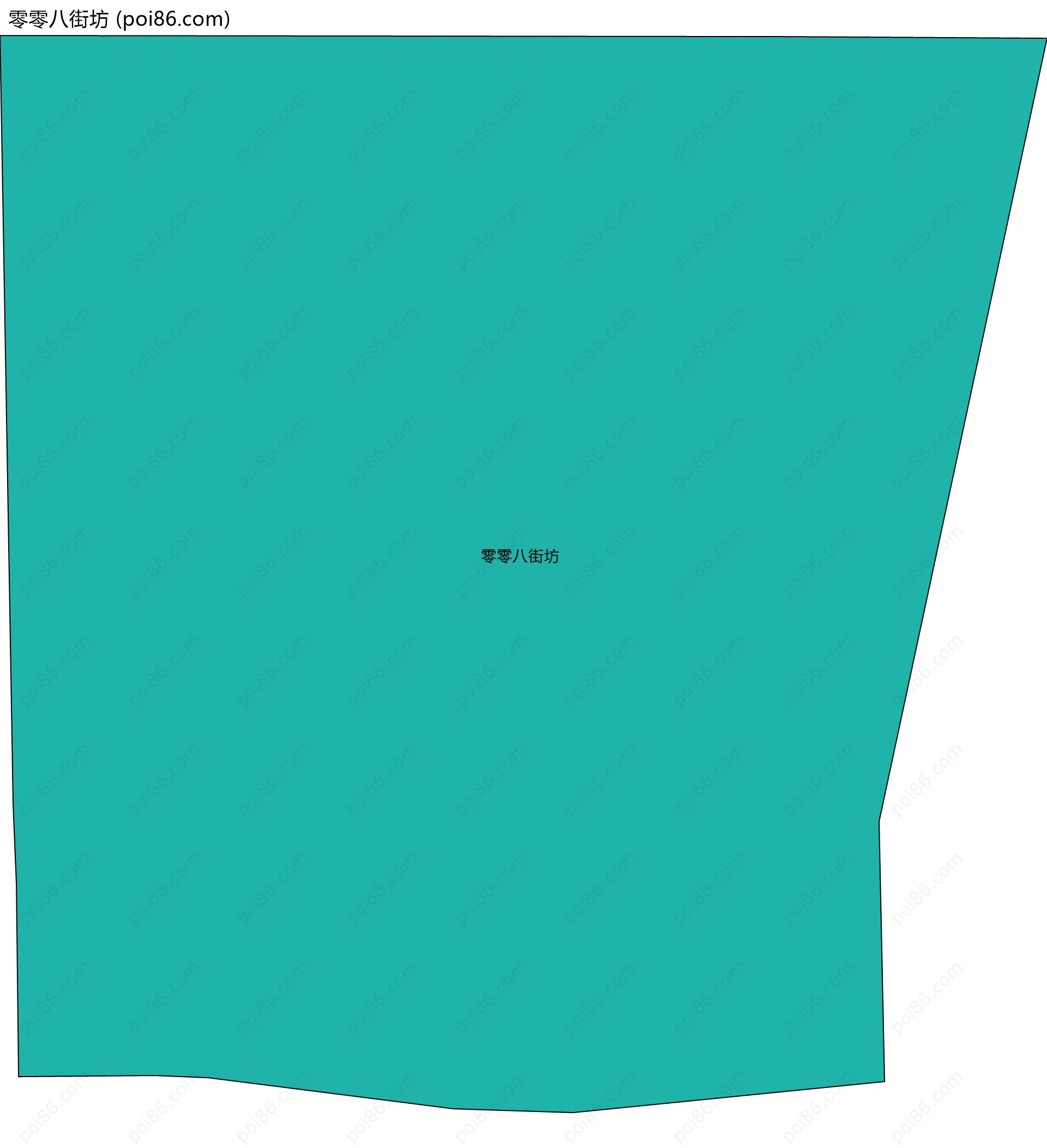 零零八街坊边界地图