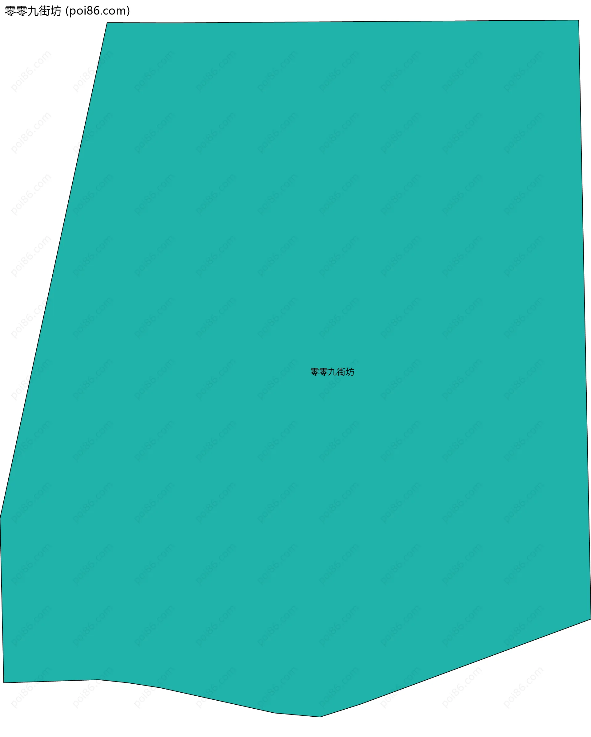 零零九街坊边界地图