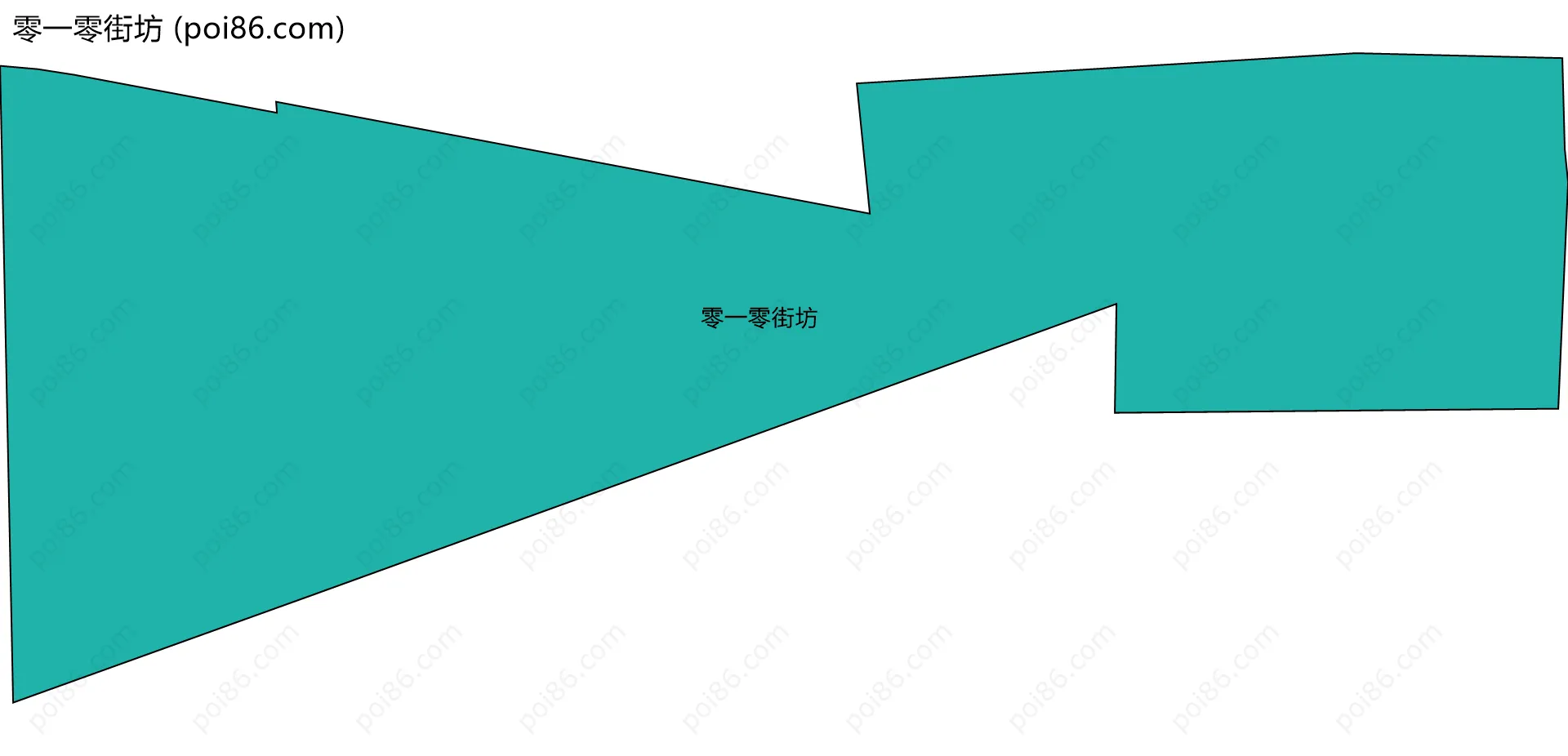 零一零街坊边界地图