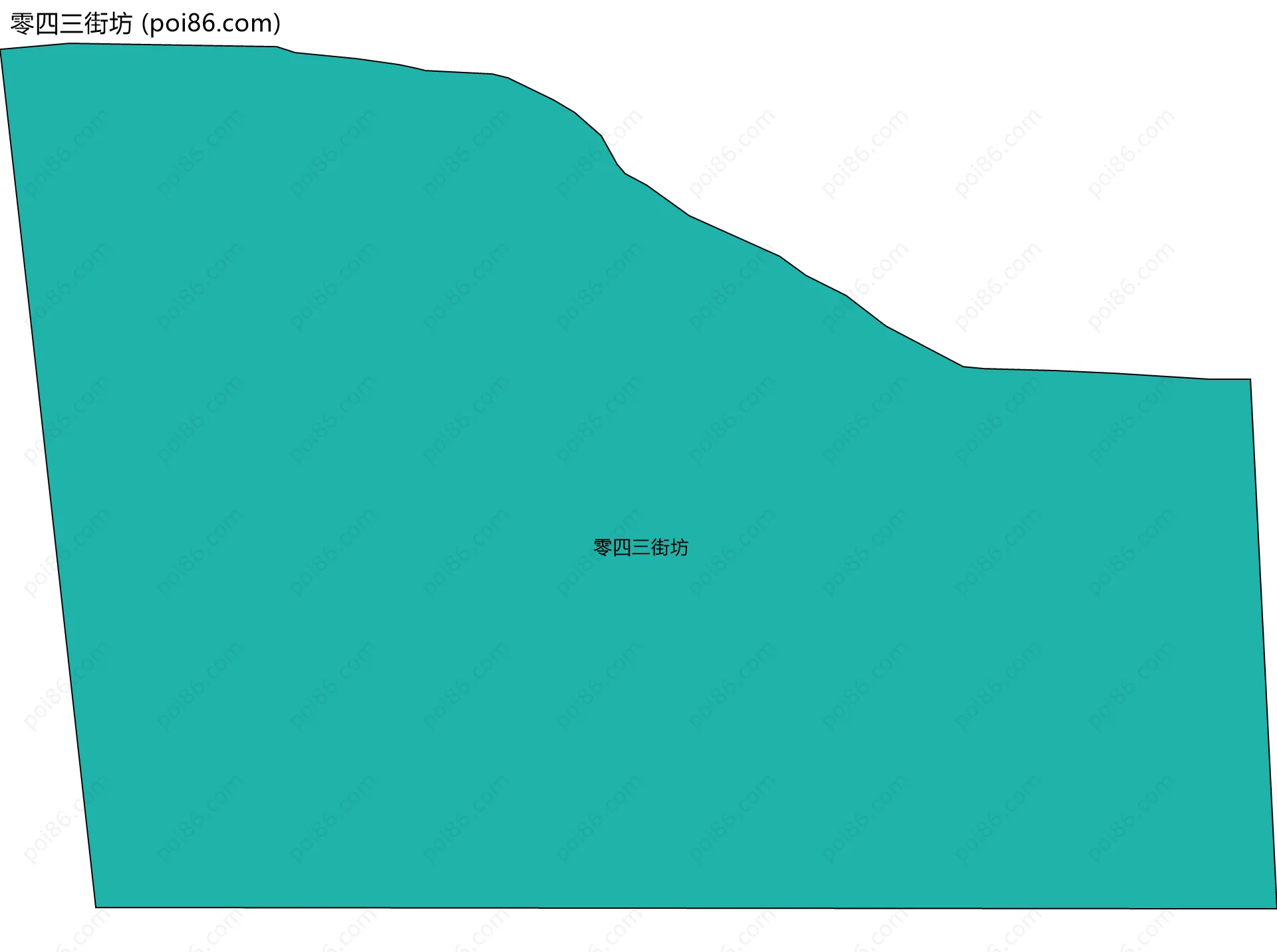 零四三街坊边界地图