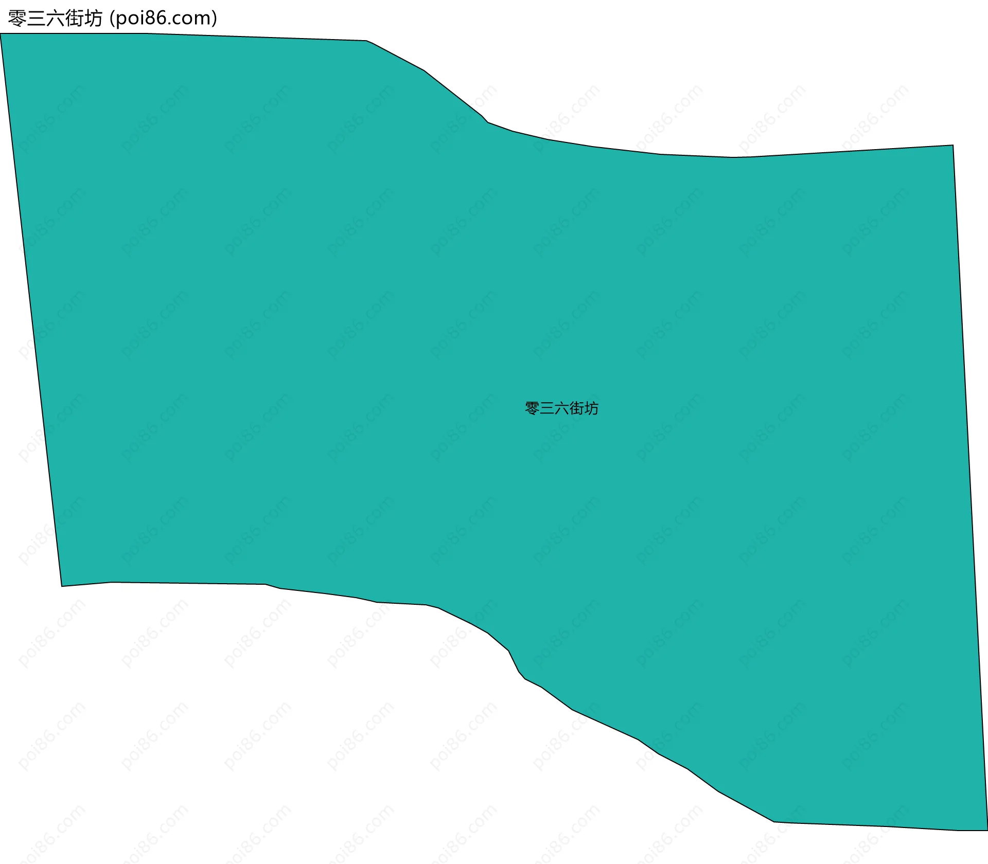 零三六街坊边界地图