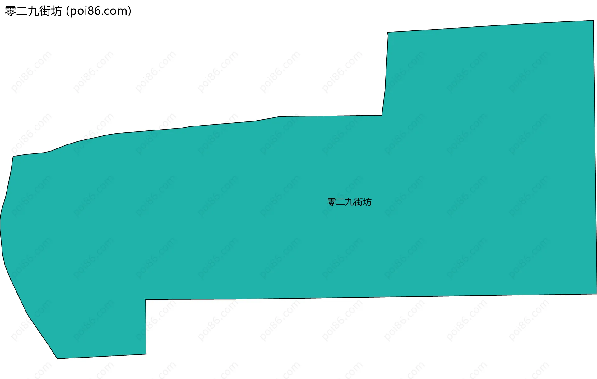 零二九街坊边界地图