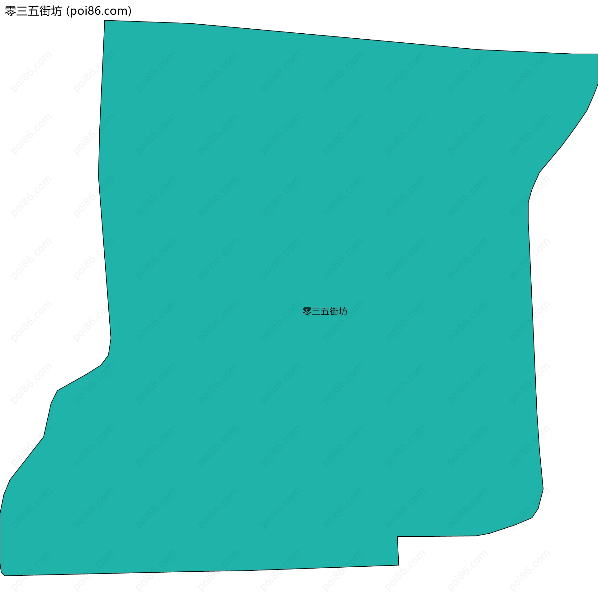 零三五街坊边界地图