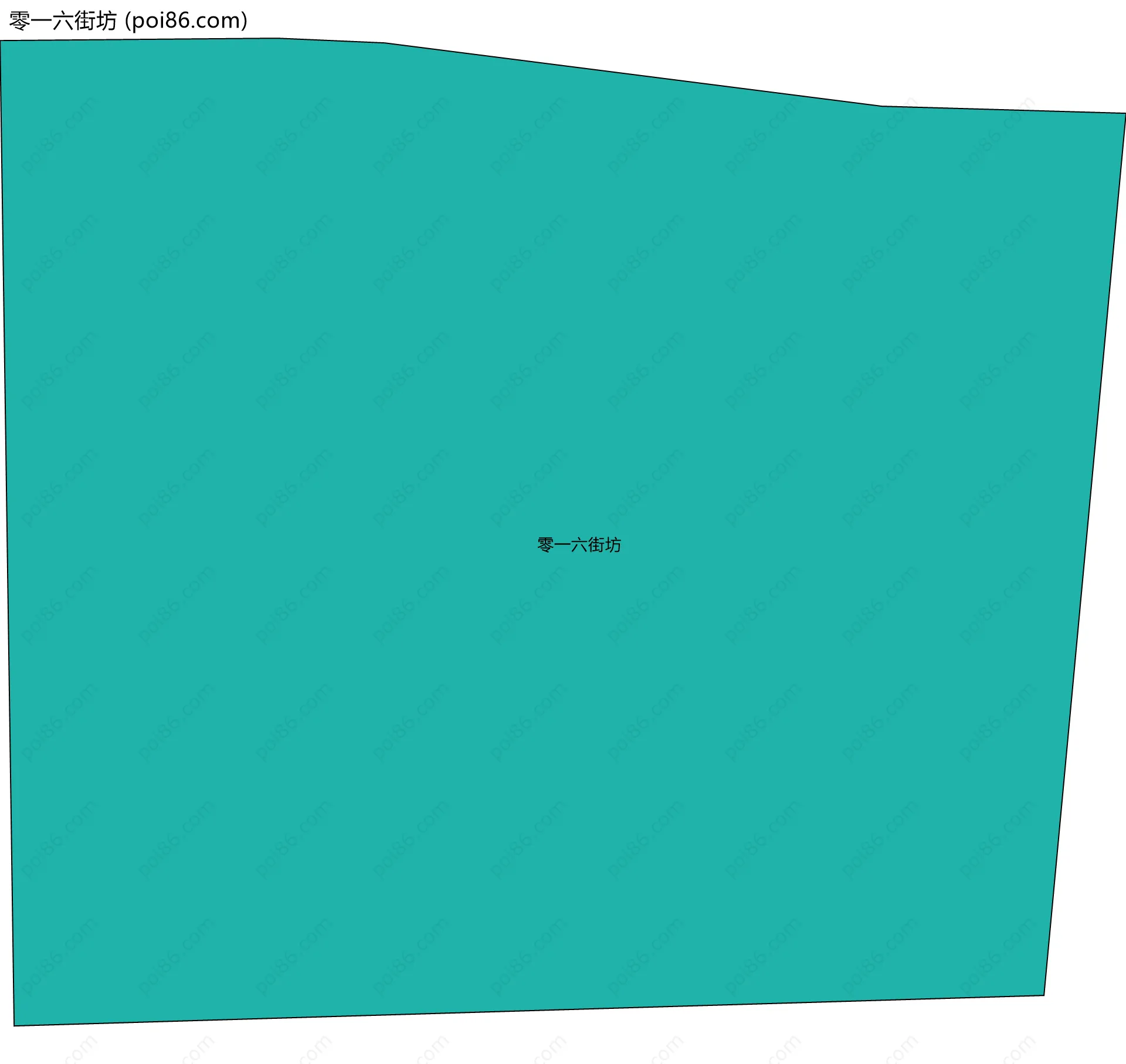 零一六街坊边界地图