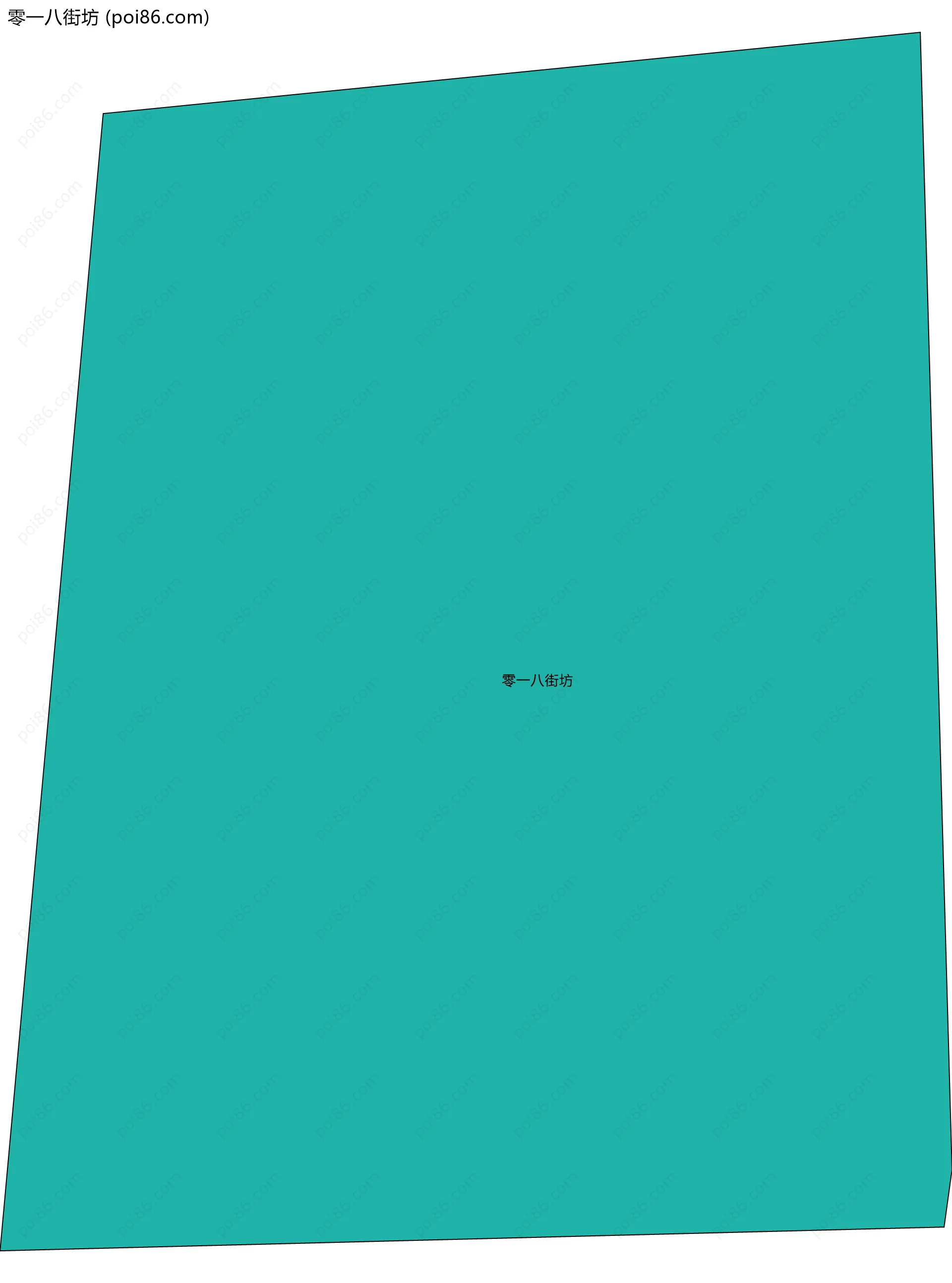 零一八街坊边界地图