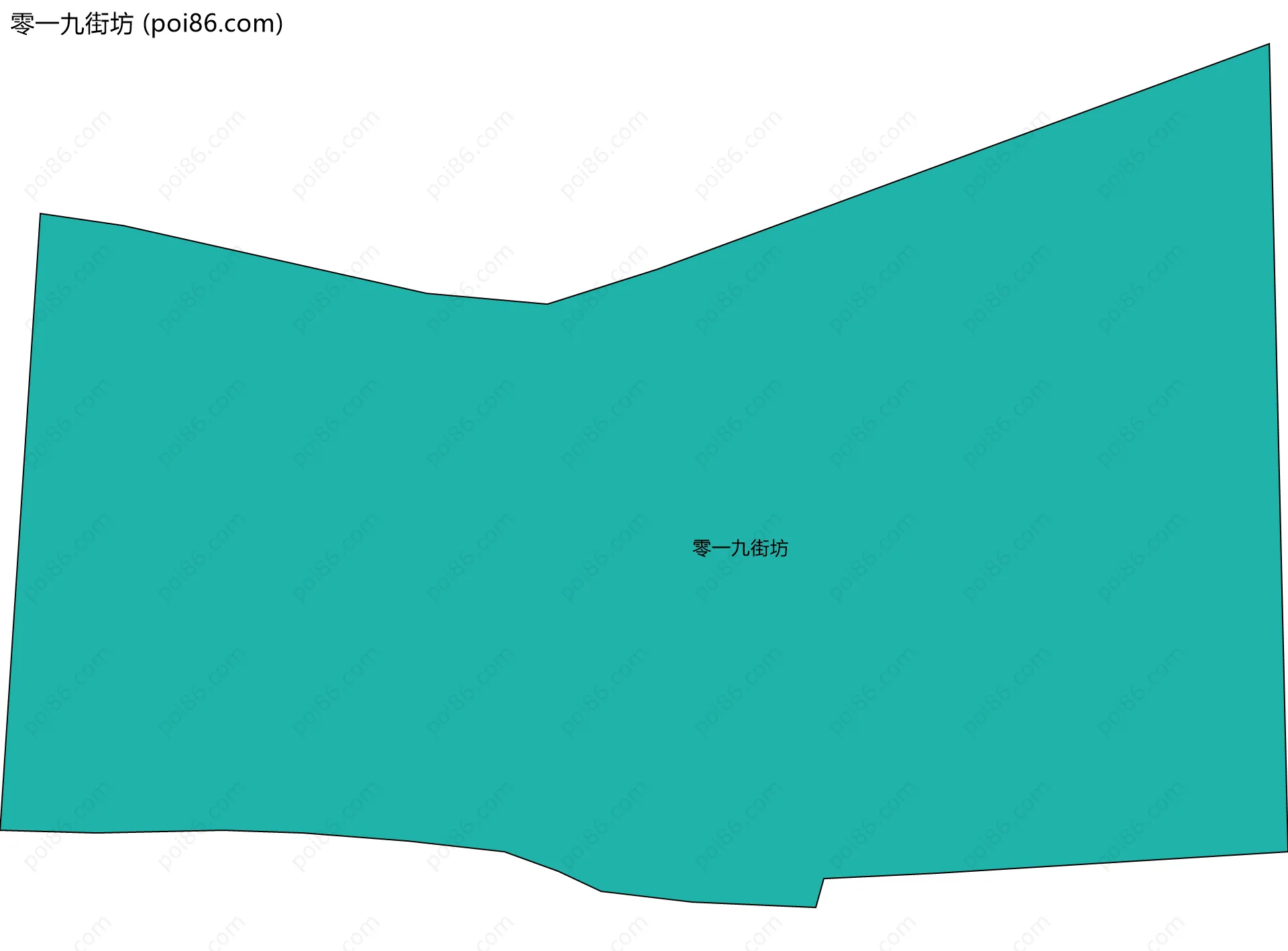 零一九街坊边界地图