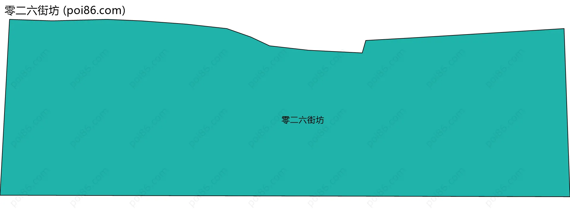 零二六街坊边界地图