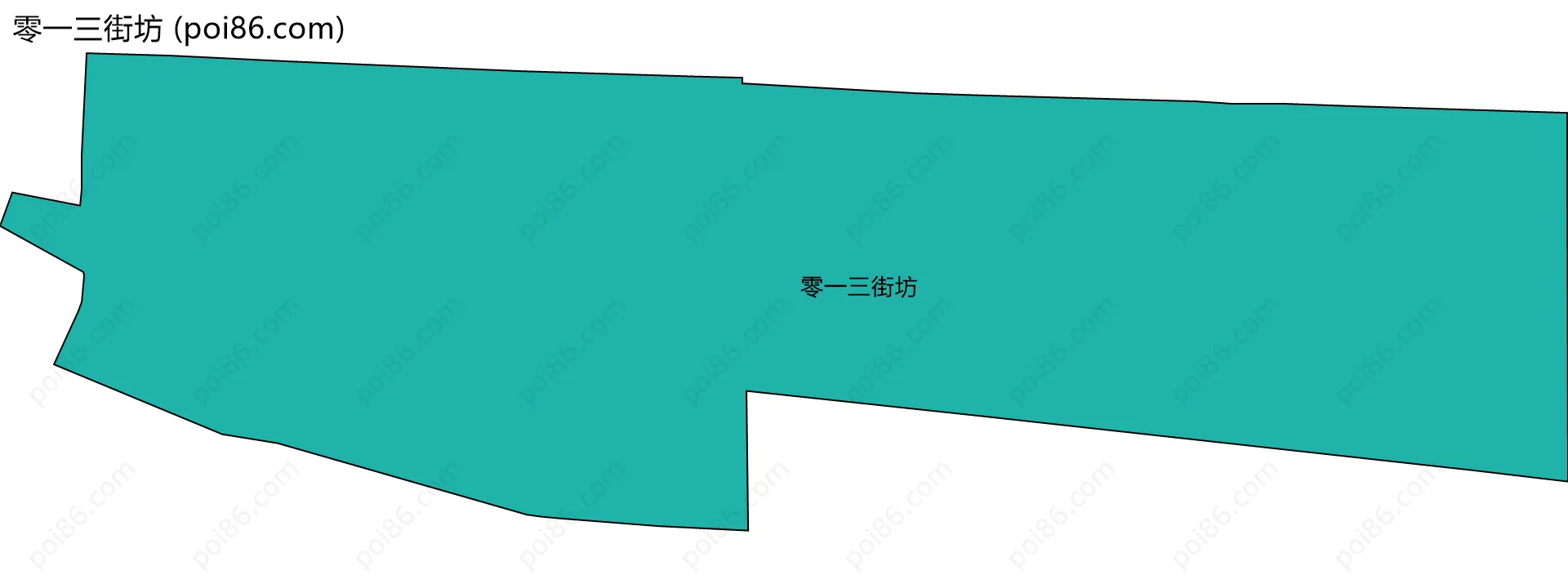 零一三街坊边界地图